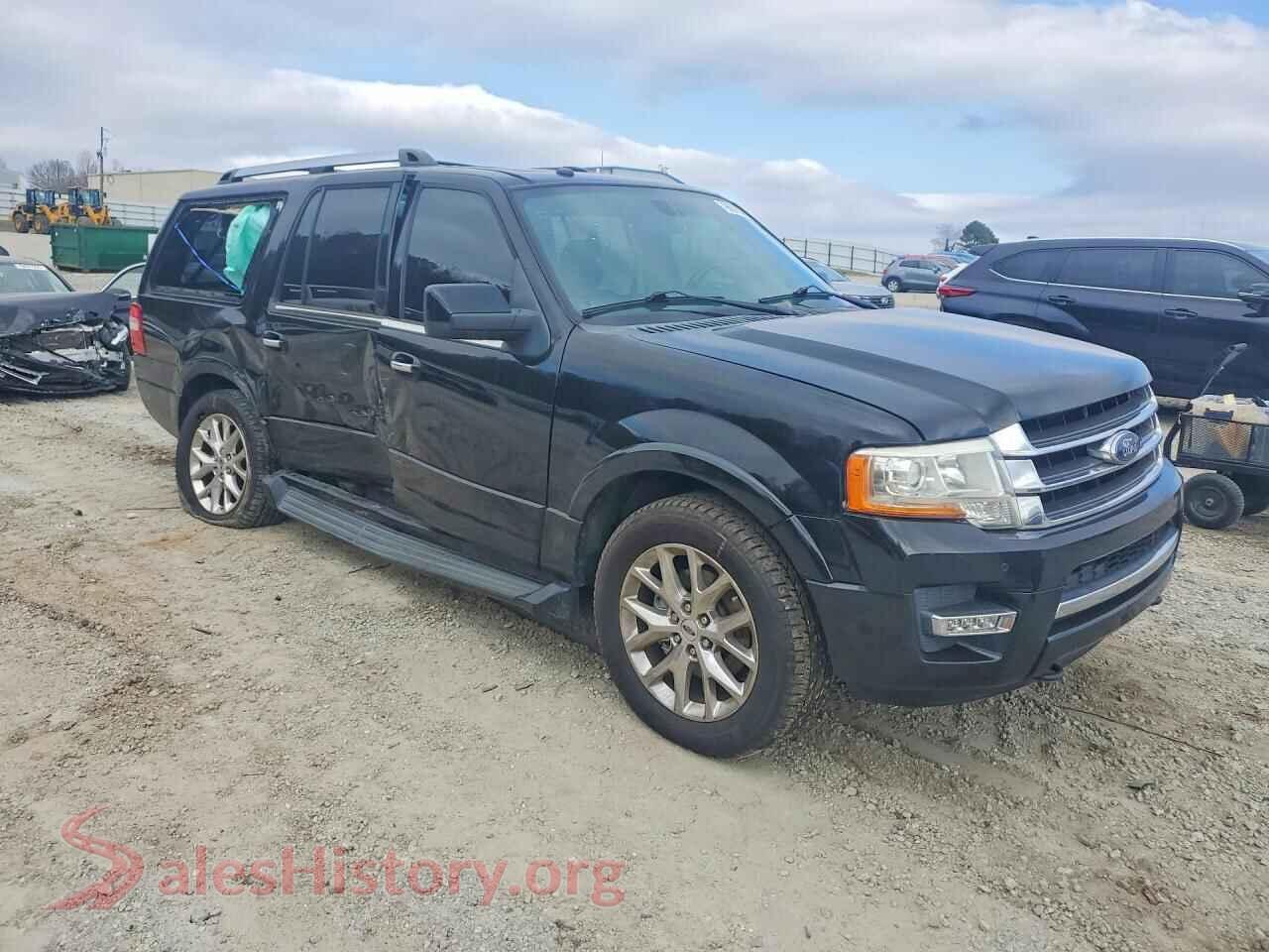 2017 FORD EXPEDITION VIN 1FMJK2AT4HEA04713, rear 3/4 view