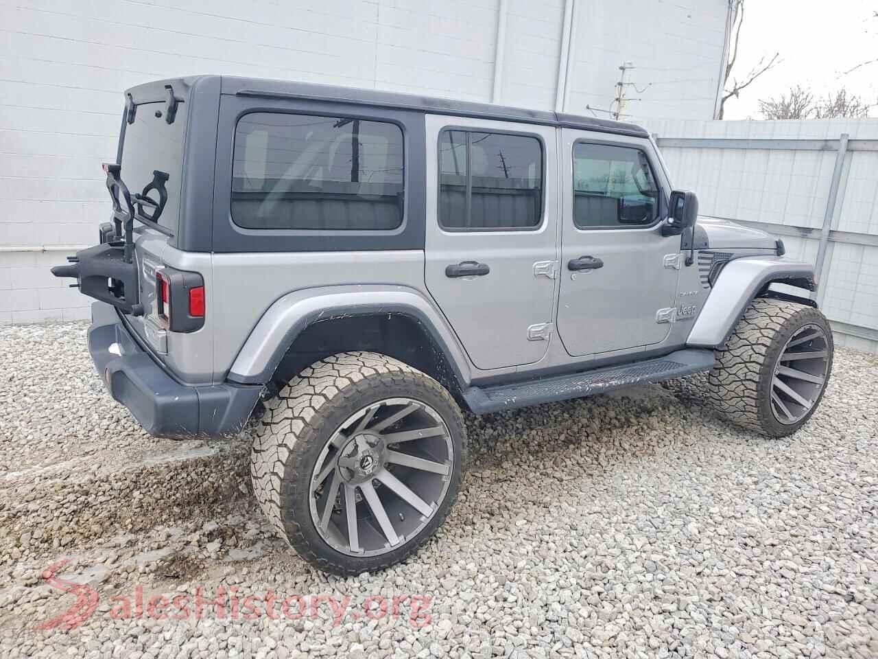 2019 JEEP WRANGLER VIN 1C4HJXEG4KW663750, right side view