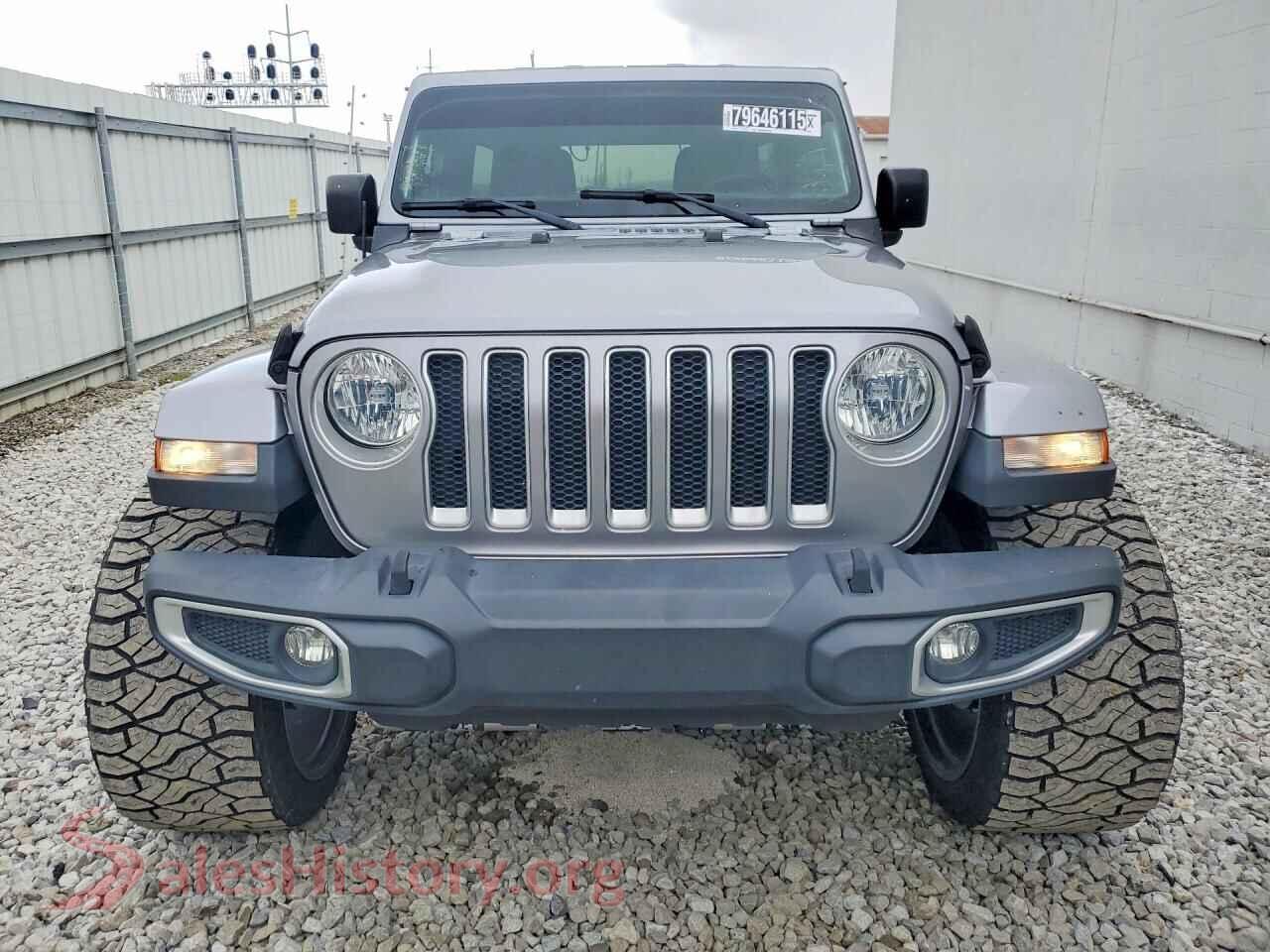 2019 JEEP WRANGLER VIN 1C4HJXEG4KW663750, rear view