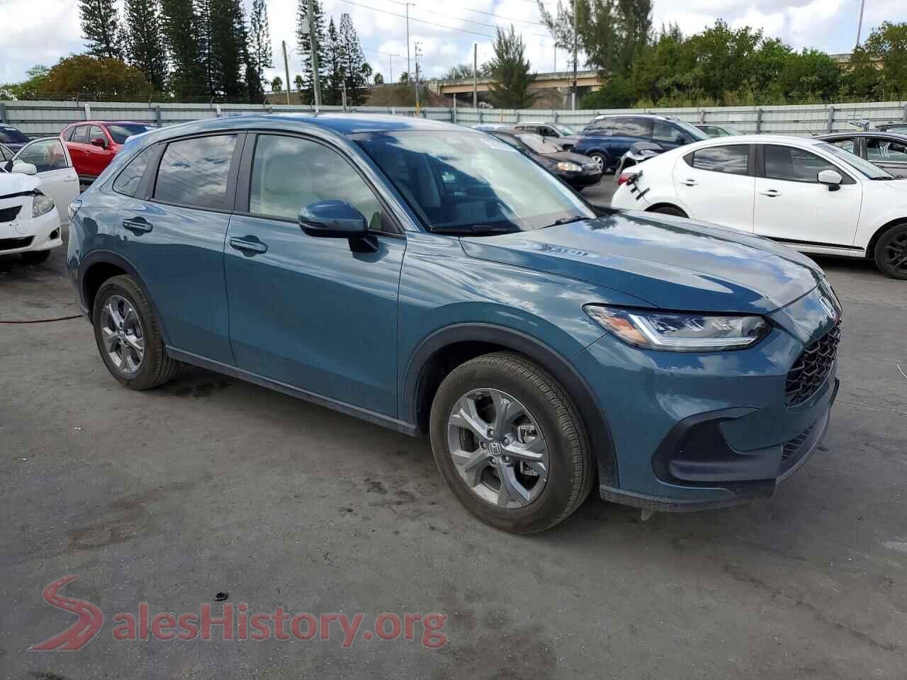 2026 HONDA HR-V VIN 3CZRZ1H3XTM712321, rear 3/4 view