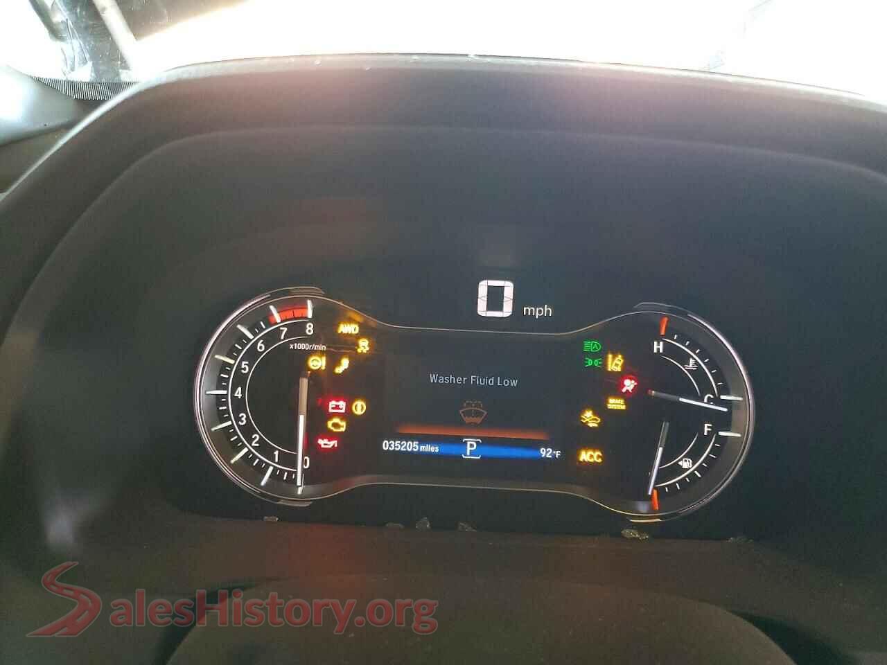 2022 HONDA RIDGELINE VIN 5FPYK3F74NB039032, interior center console