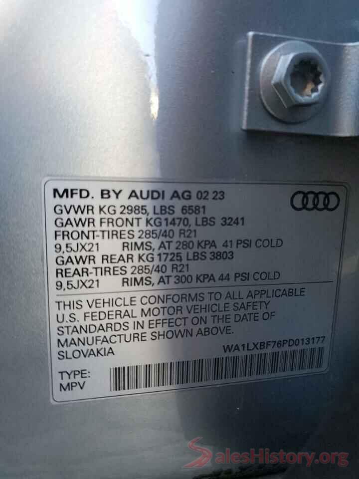 WA1LXBF76PD013177 2023 AUDI Q7