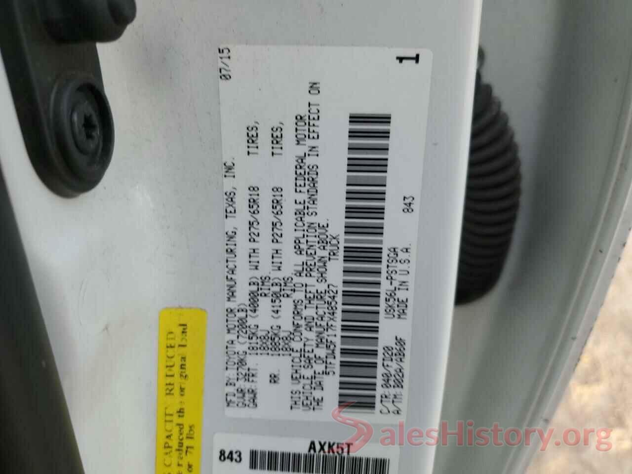 5TFDW5F17FX485427 2015 TOYOTA TUNDRA