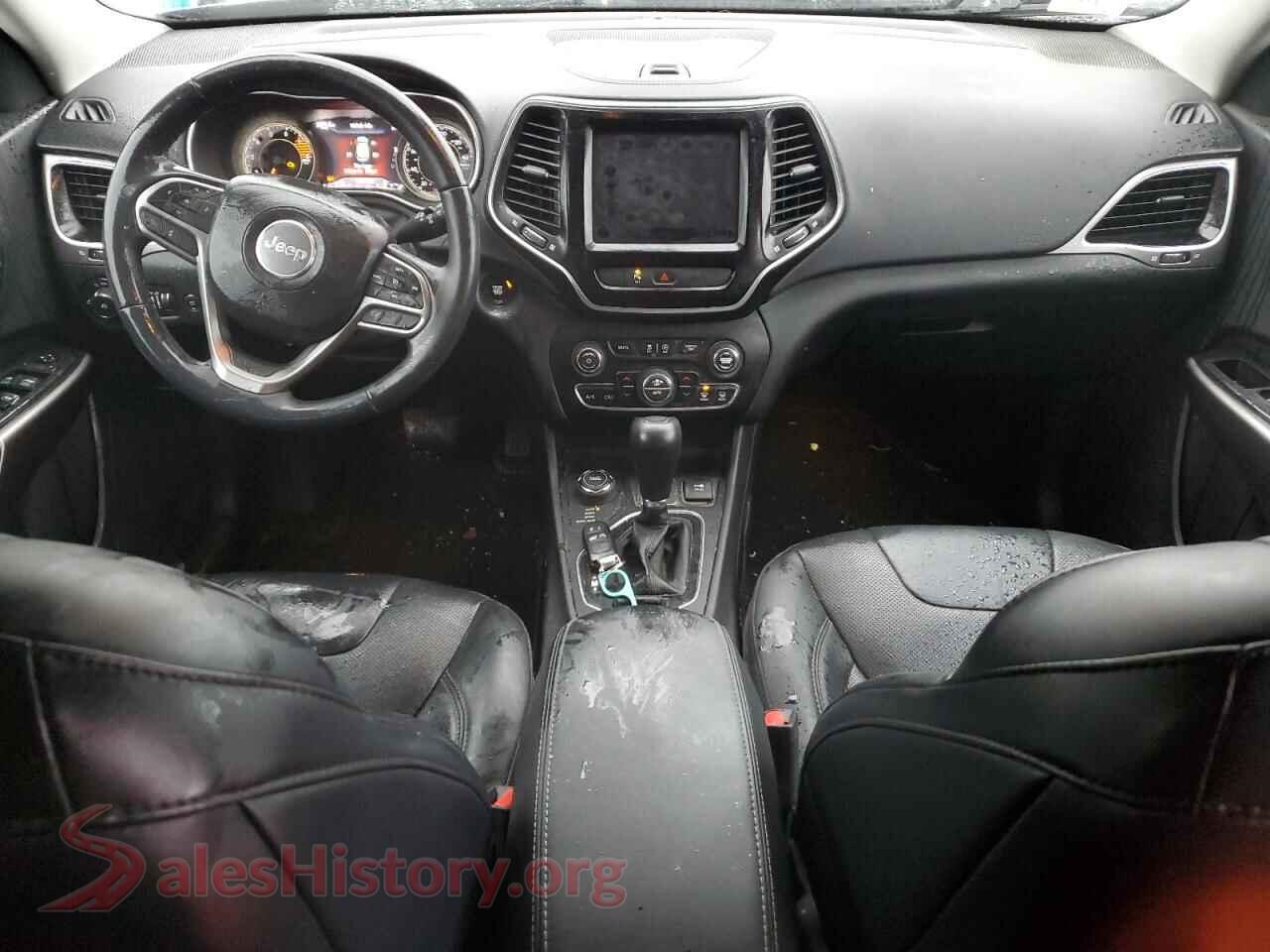 2019 JEEP CHEROKEE VIN 1C4PJMDX2KD445376, interior dashboard
