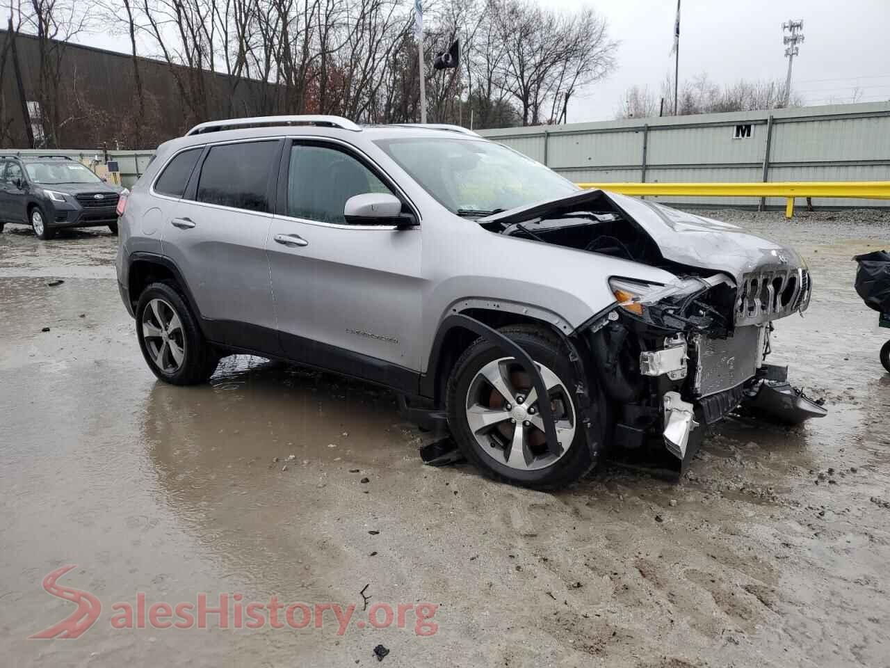 2019 JEEP CHEROKEE VIN 1C4PJMDX2KD445376, rear 3/4 view