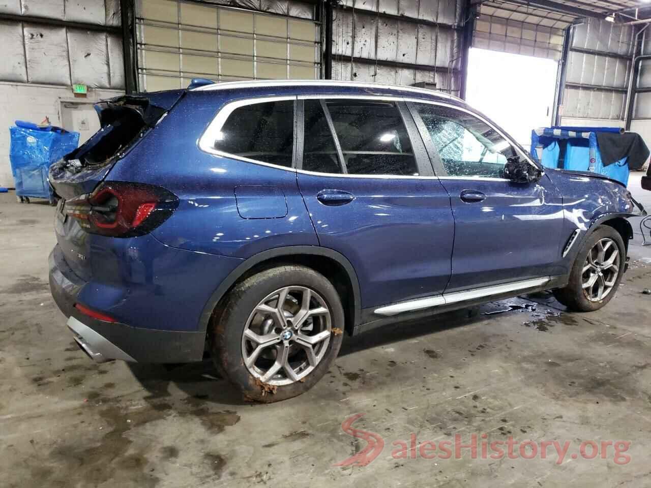 5UX53DP01N9J31739 2022 BMW X3