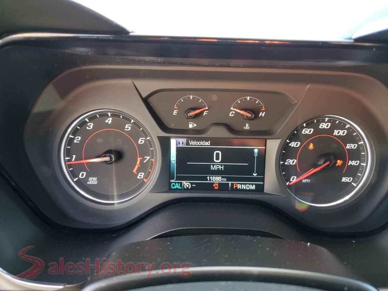 2018 CHEVROLET CAMARO VIN 1G1FB1RS7J0179694, interior center console