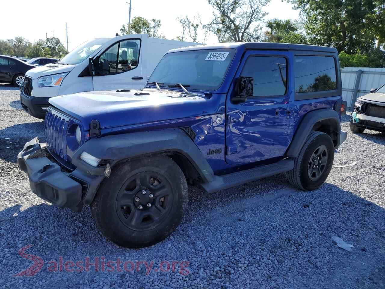2018 JEEP WRANGLER VIN 1C4GJXAG2JW280163, auction photo