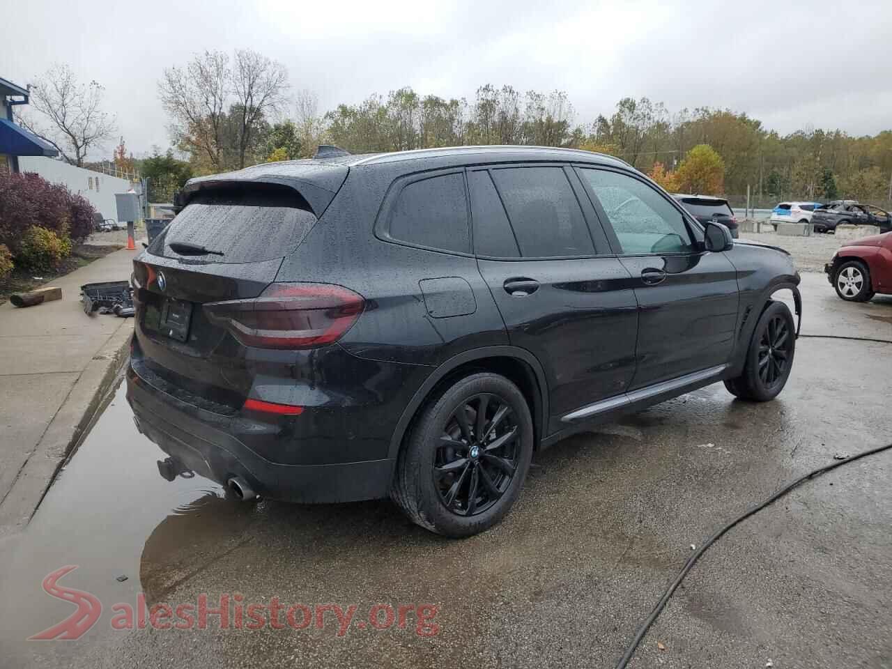 2018 BMW X3 VIN 5UXTR9C58JLC83229, right side view