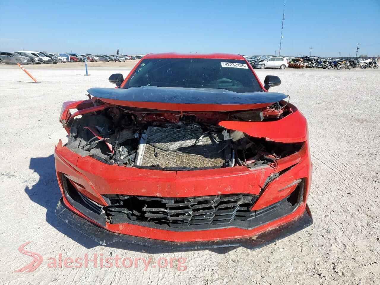 2022 CHEVROLET CAMARO LT1 VIN 1G1FF1R72N0133714, rear view