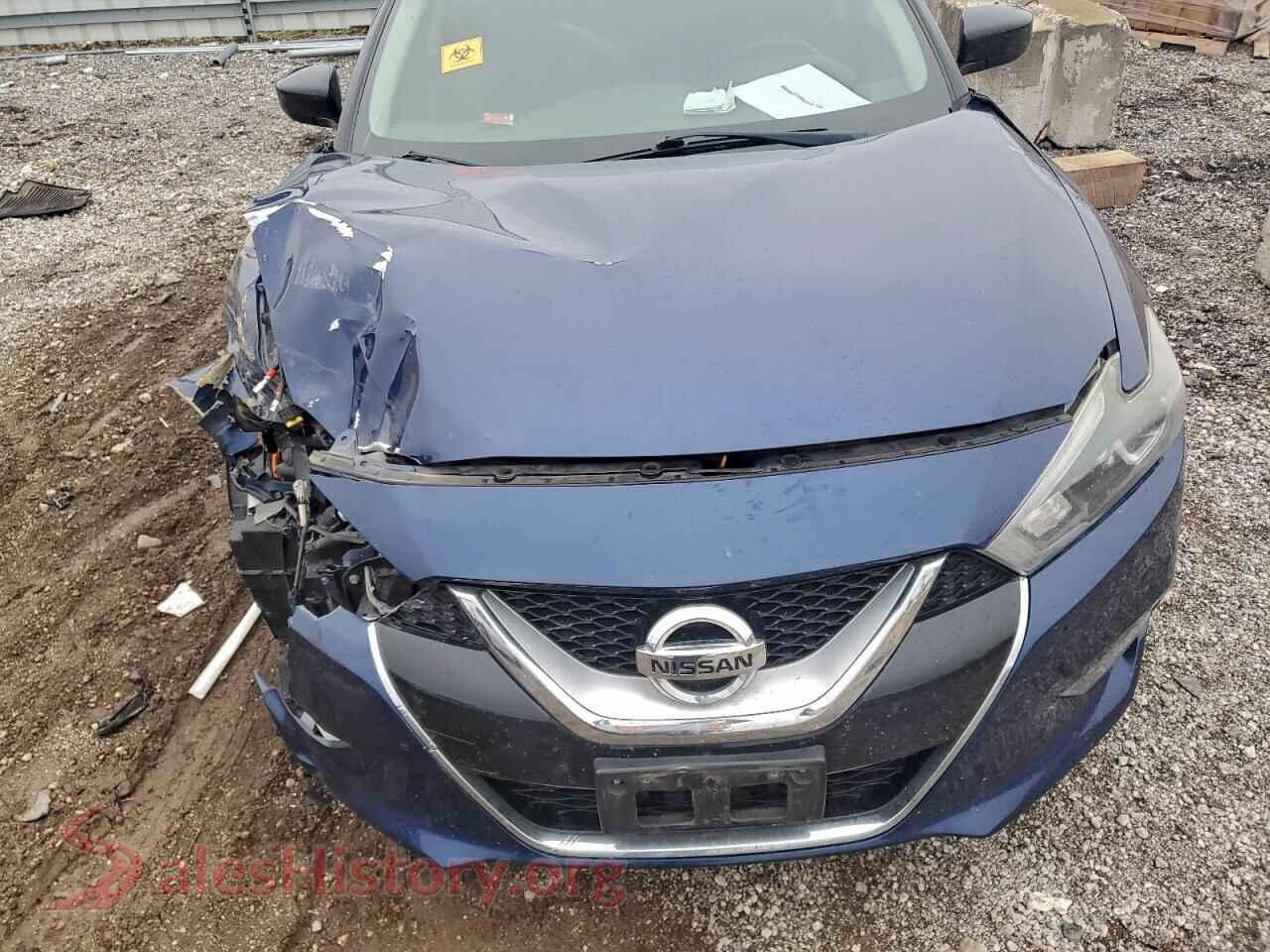 2017 NISSAN MAXIMA VIN 1N4AA6AP5HC444426, VIN plate