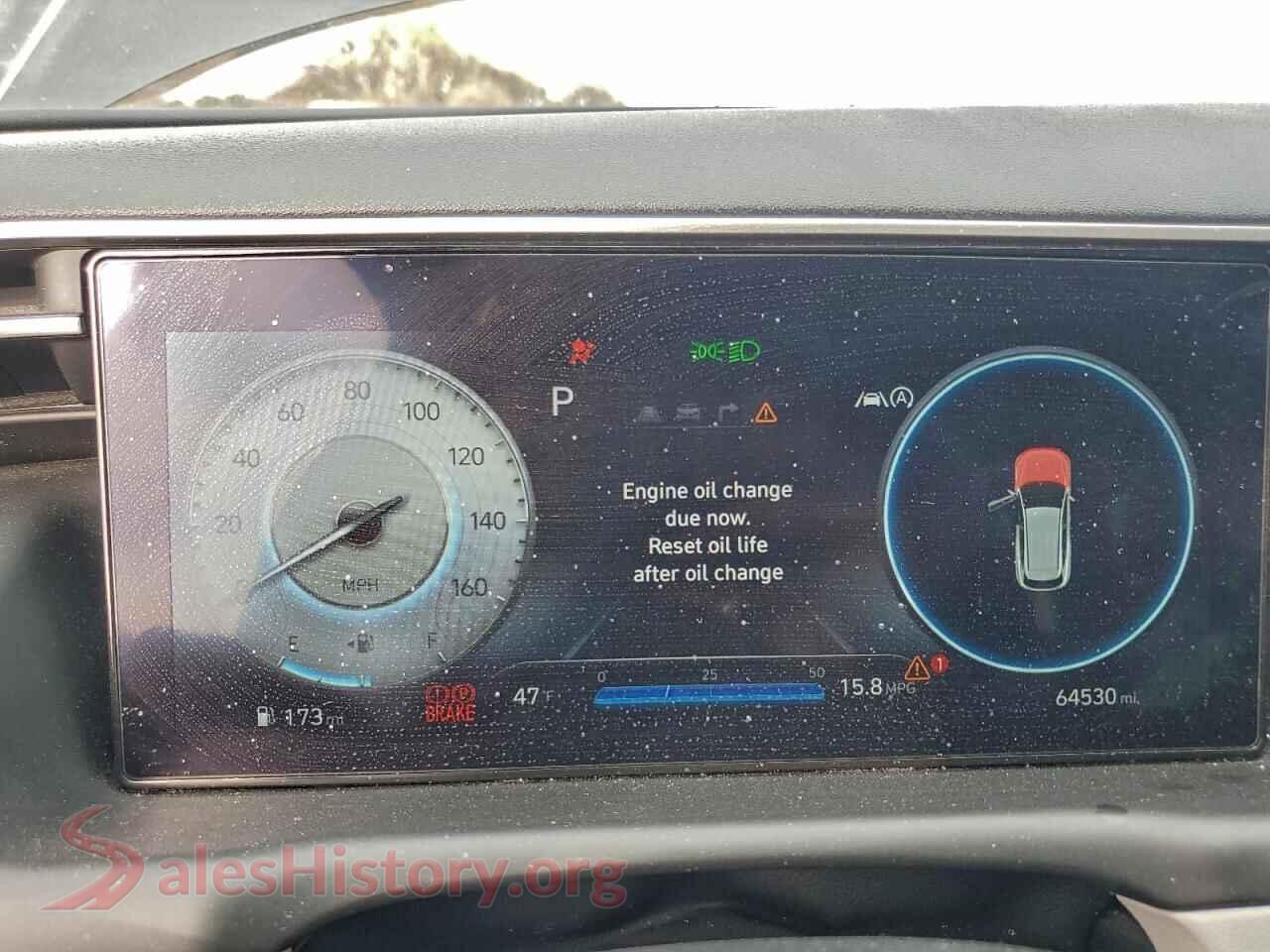 2023 HYUNDAI TUCSON VIN 5NMJECAE2PH203175, interior center console