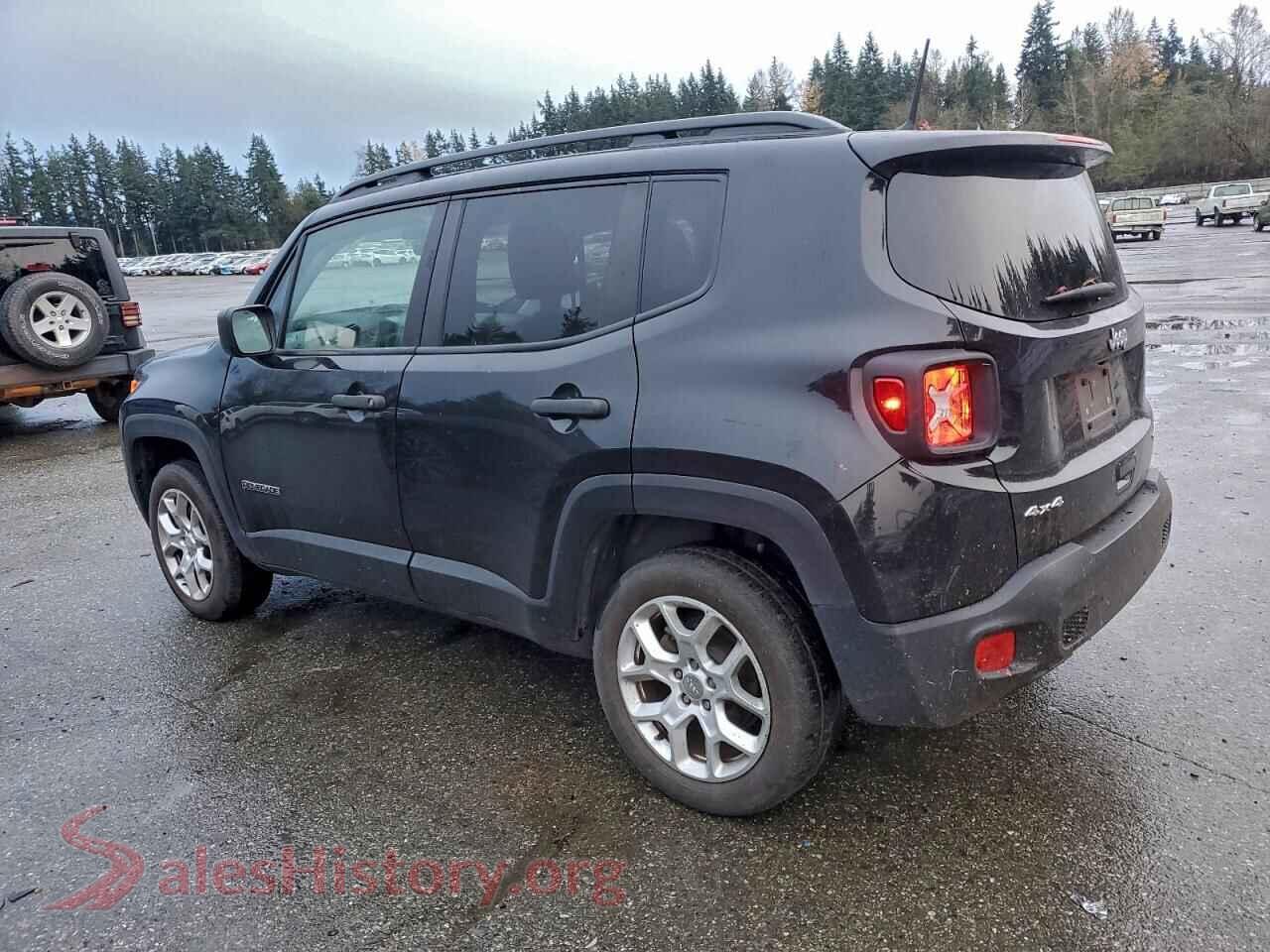 2018 JEEP RENEGADE VIN ZACCJBAB1JPJ06620, front view