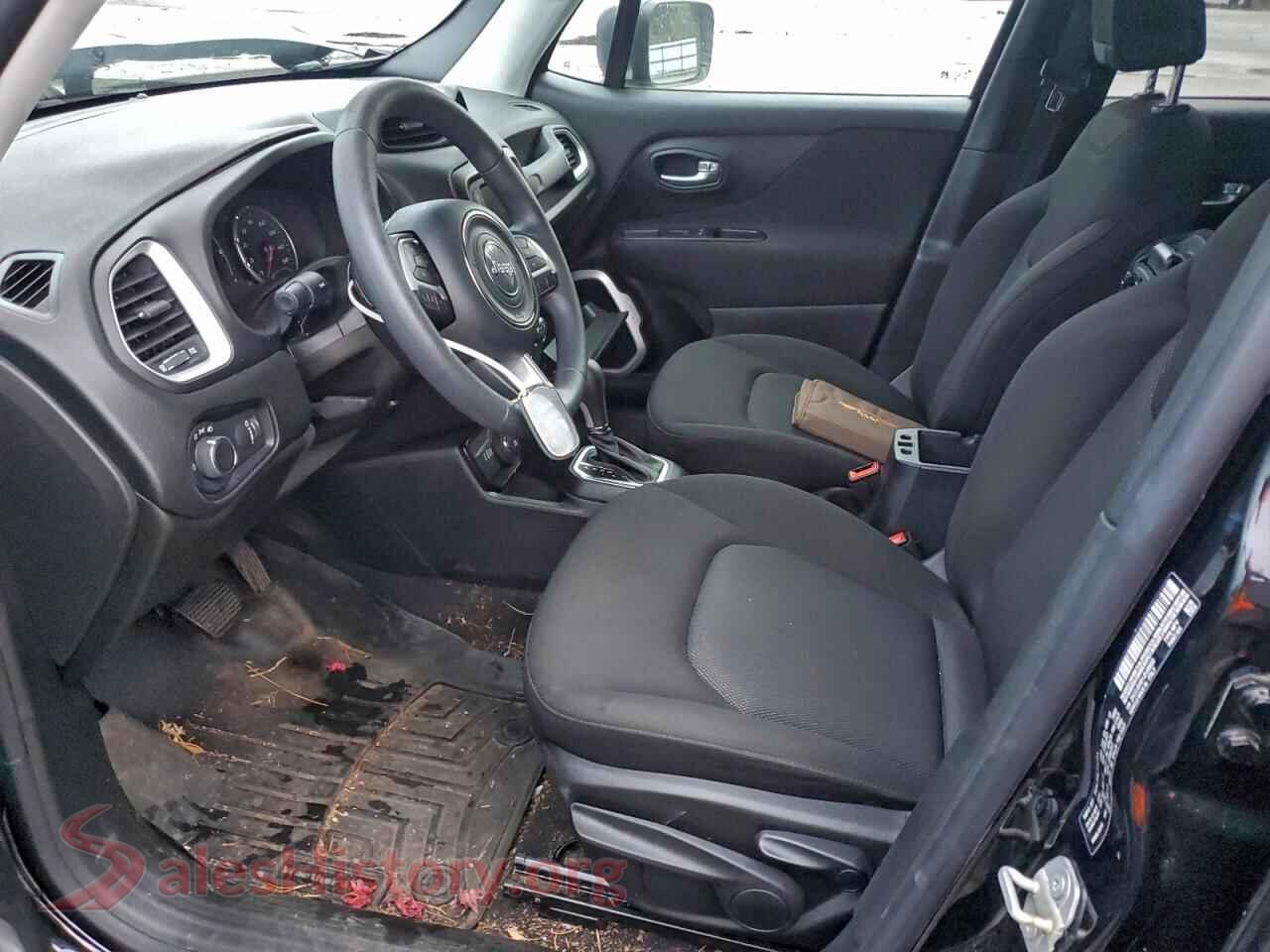 2018 JEEP RENEGADE VIN ZACCJBAB1JPJ06620, engine bay