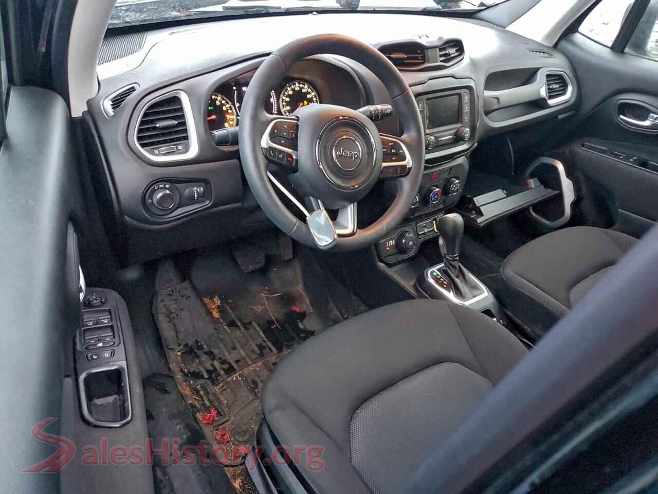 2018 JEEP RENEGADE VIN ZACCJBAB1JPJ06620, interior dashboard