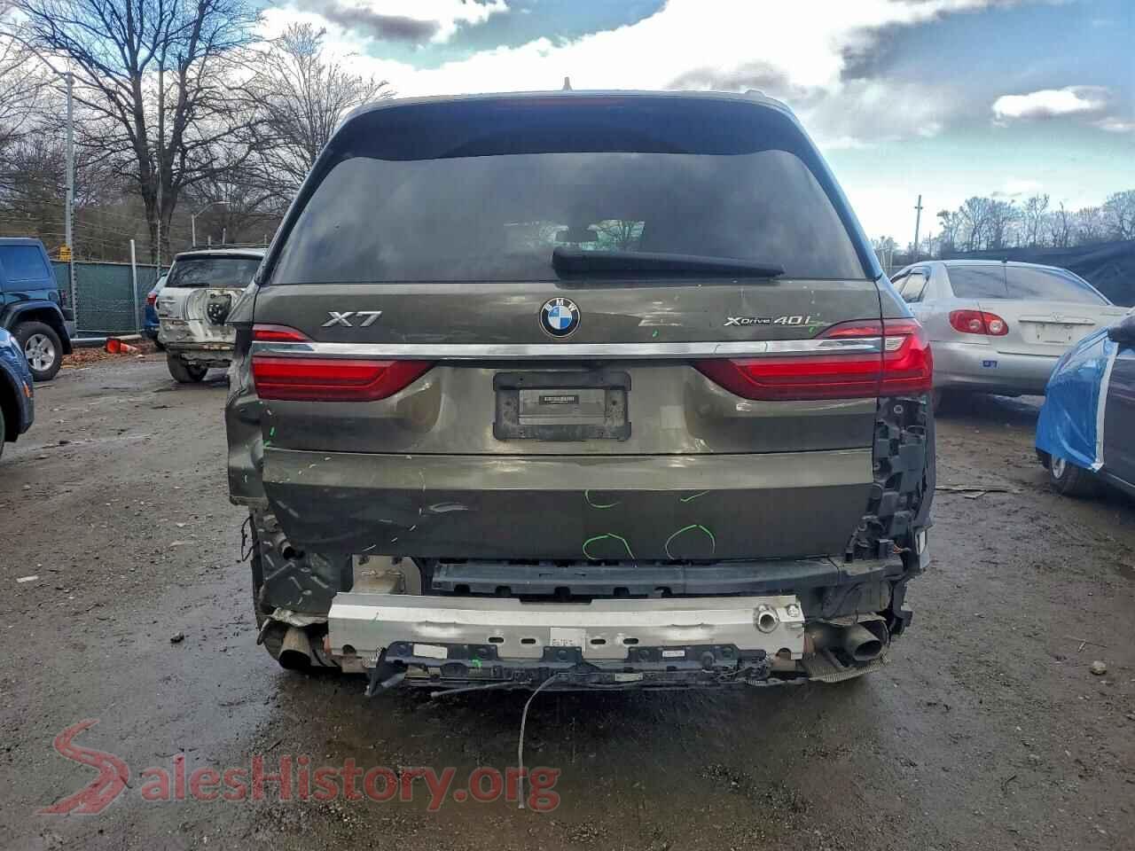 2021 BMW X7 VIN 5UXCW2C0XM9F57133, left side view