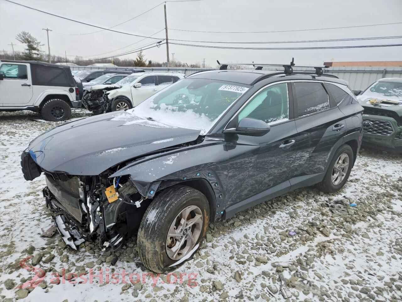 2022 HYUNDAI TUCSON VIN 5NMJB3AE4NH134401, auction photo