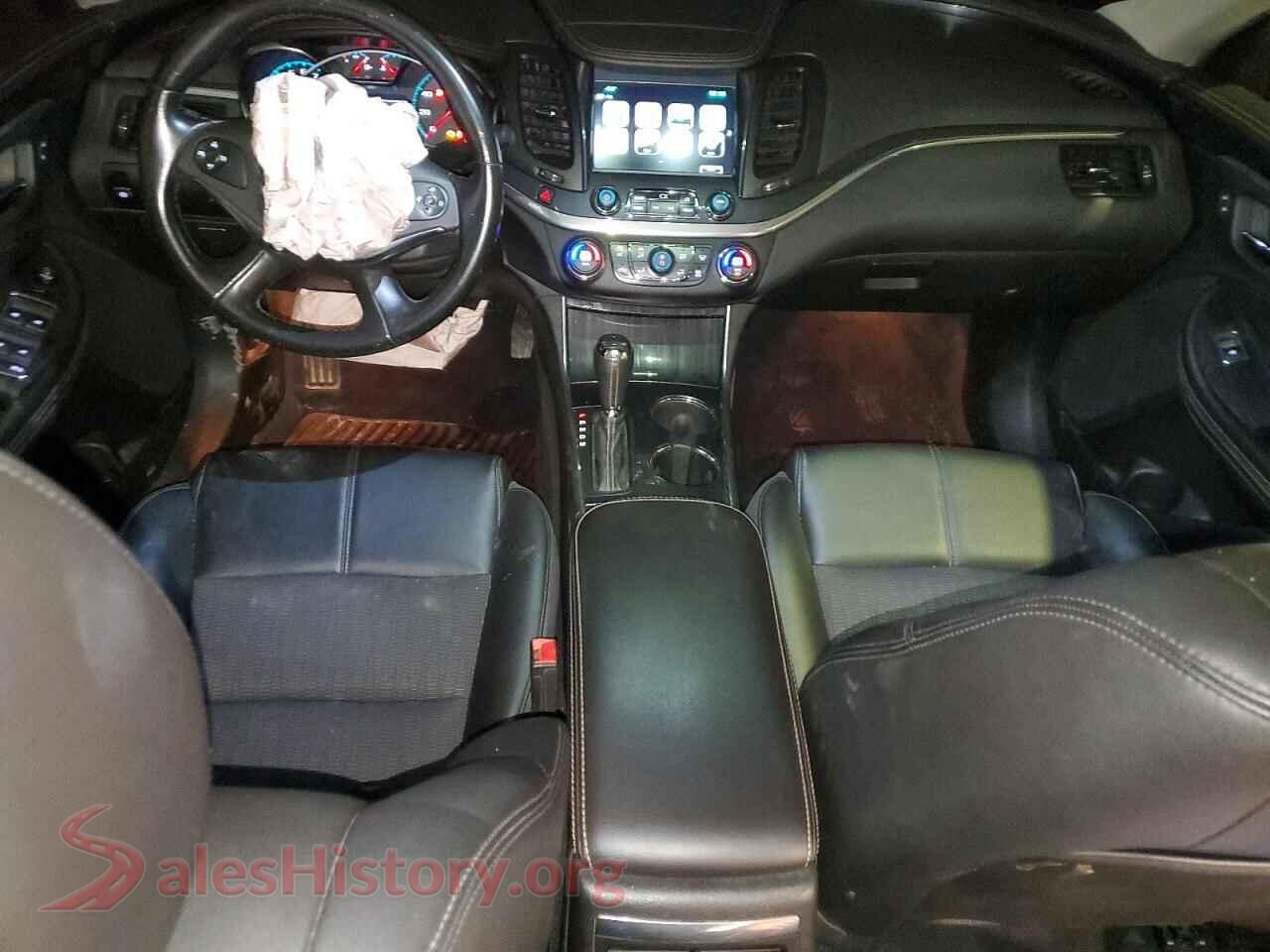 2017 CHEVROLET IMPALA VIN 2G1105S39H9105591, interior dashboard