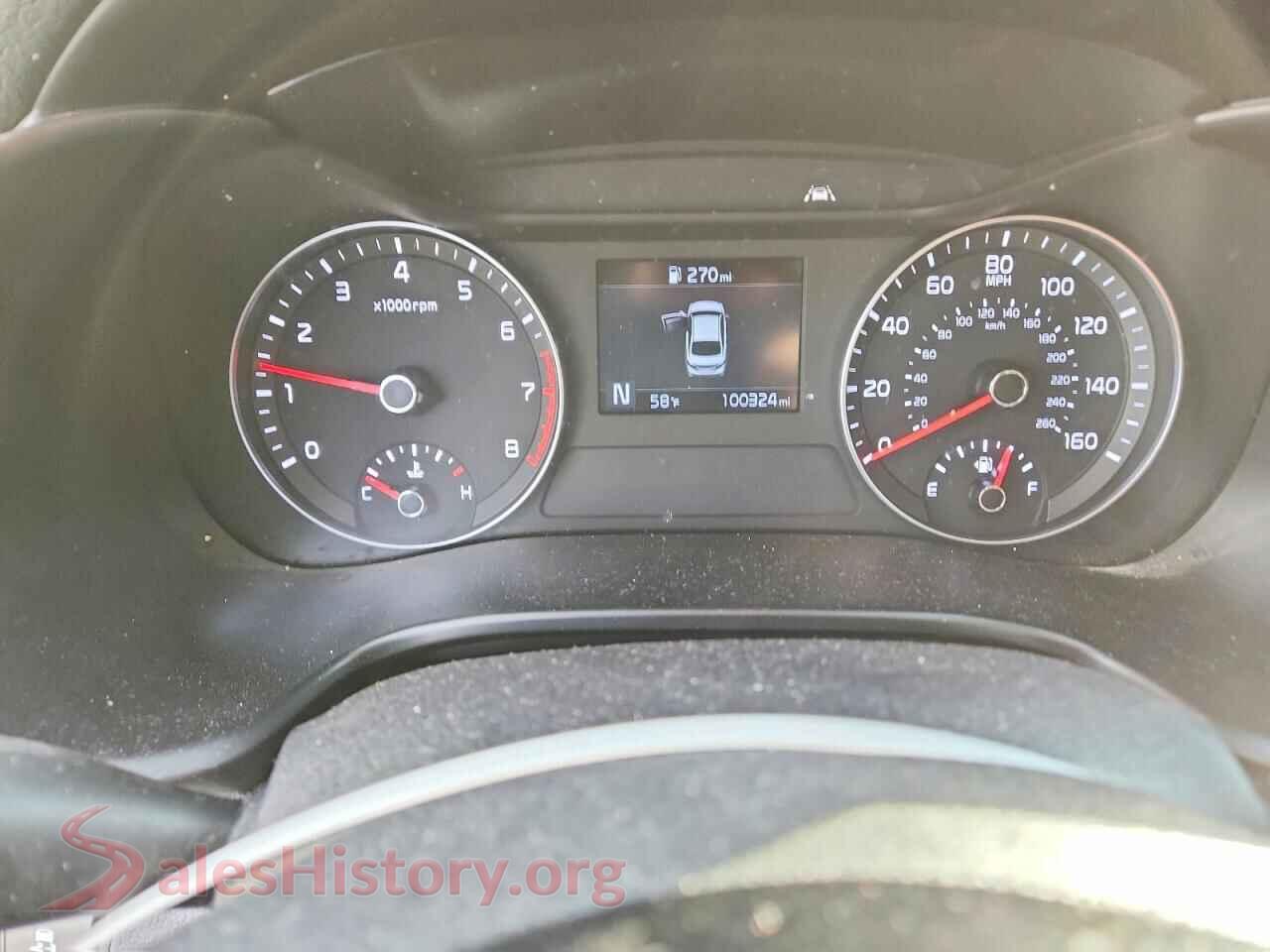 2020 KIA FORTE VIN 3KPF54AD4LE158650, interior center console