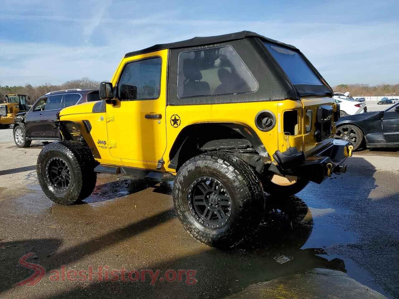 2019 JEEP WRANGLER VIN 1C4GJXAN0KW501081, front view