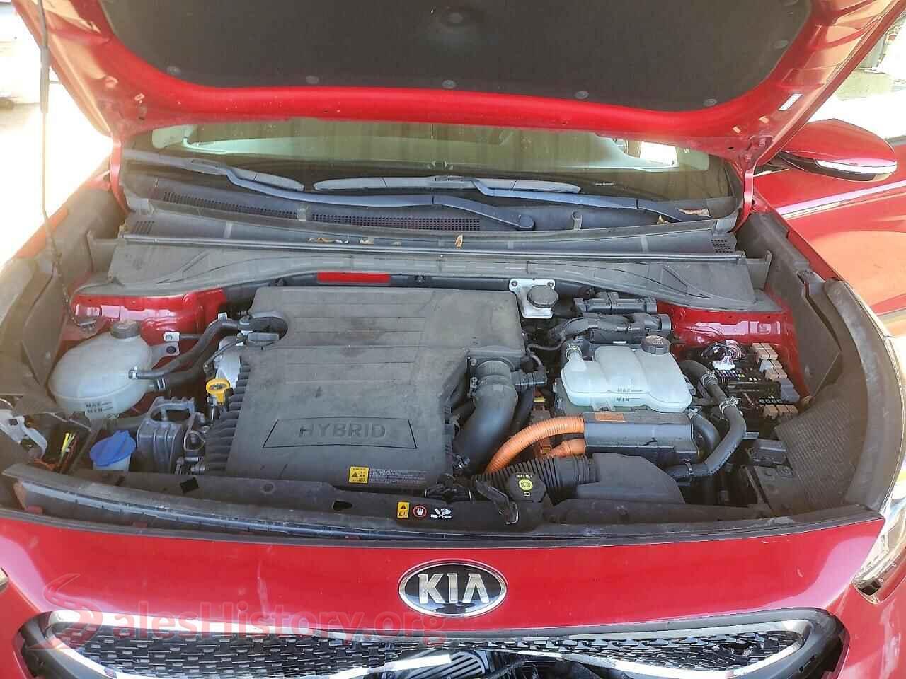 2017 KIA NIRO VIN KNDCC3LC8H5086264, VIN plate