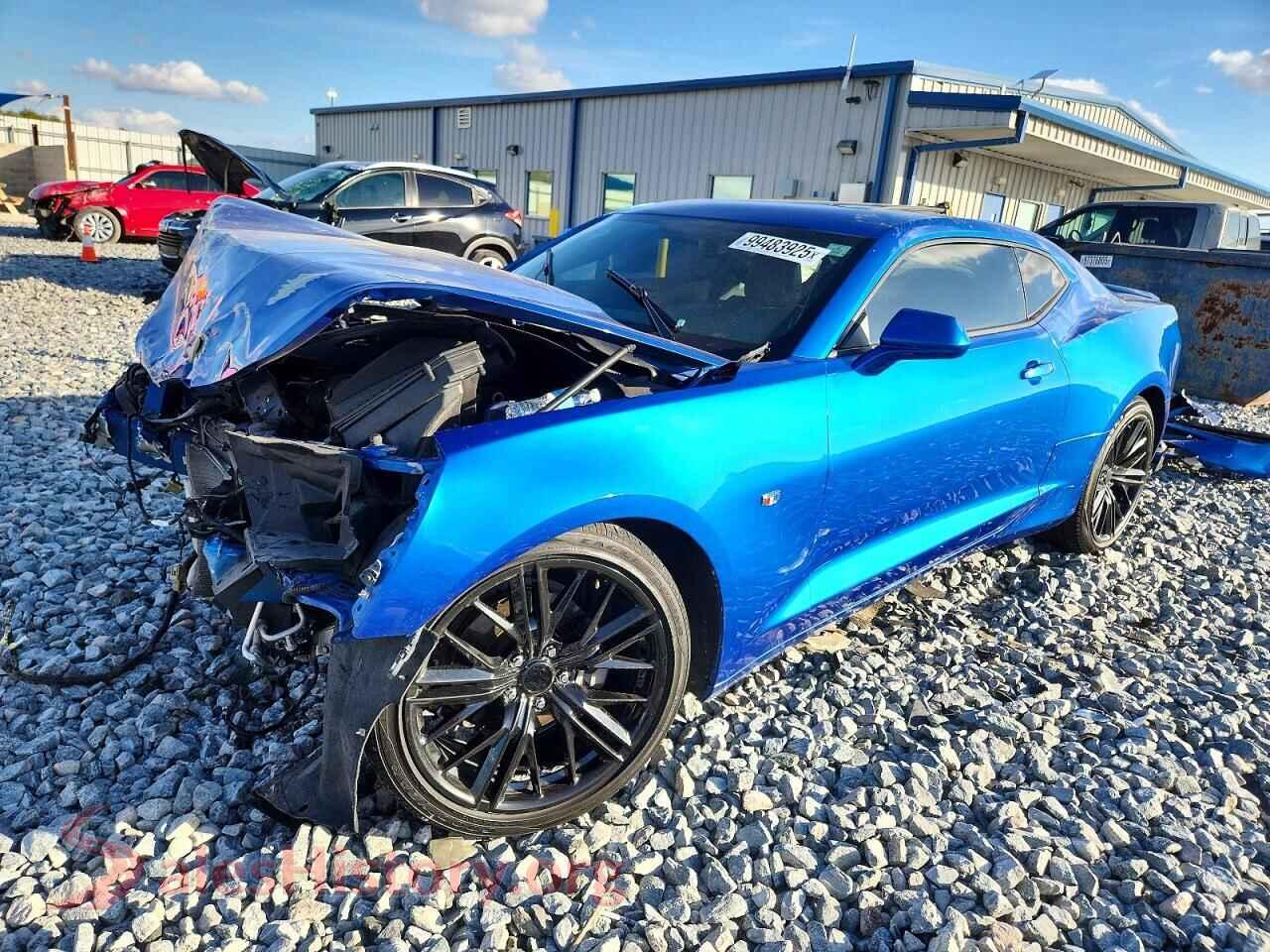 2017 CHEVROLET CAMARO VIN 1G1FD1RS9H0102961, auction photo