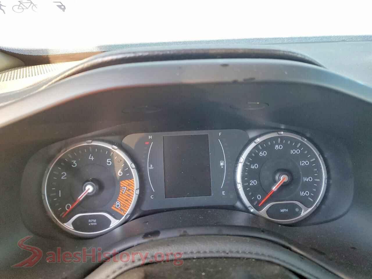 2021 JEEP RENEGADE VIN ZACNJDAB0MPN15099, interior center console