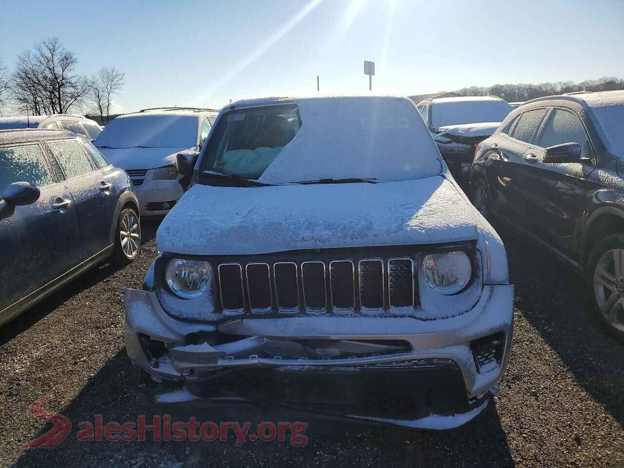 2021 JEEP RENEGADE VIN ZACNJDAB0MPN15099, rear view
