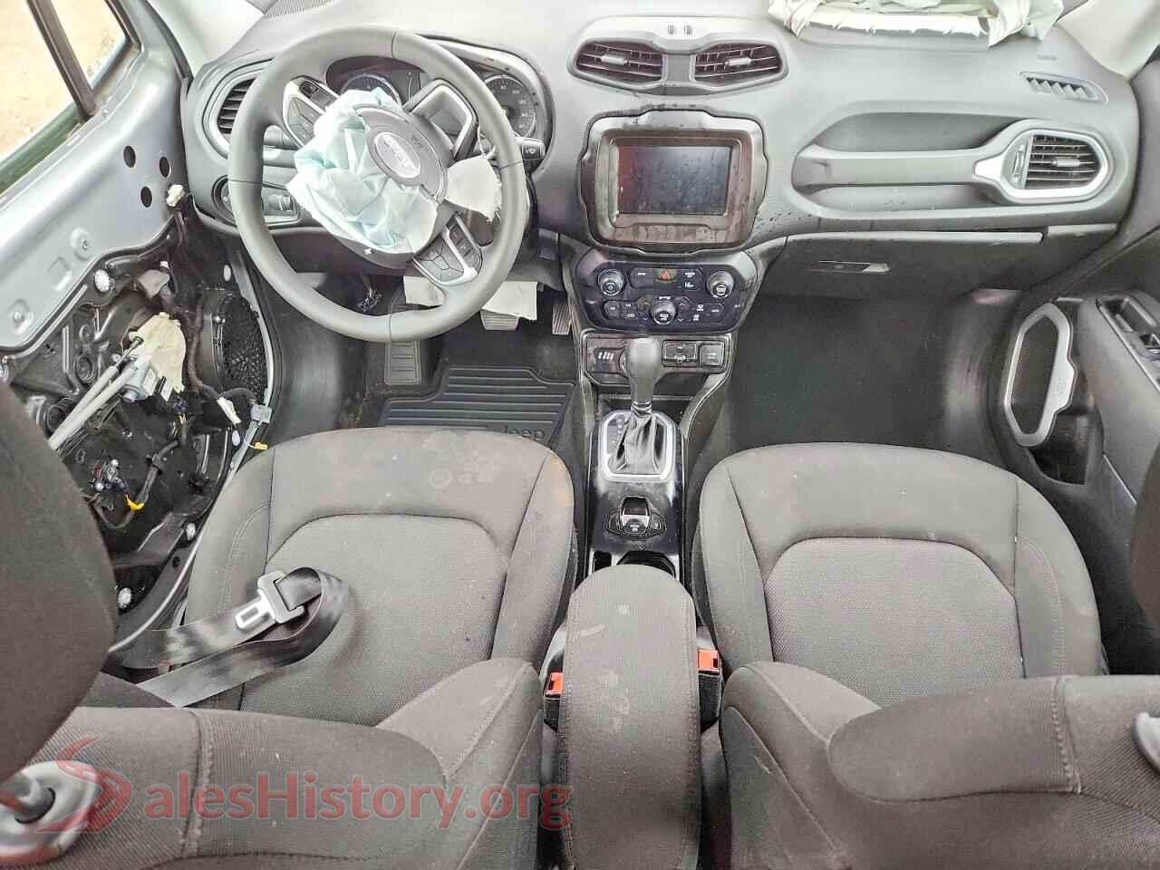 2021 JEEP RENEGADE VIN ZACNJDAB0MPN15099, interior dashboard