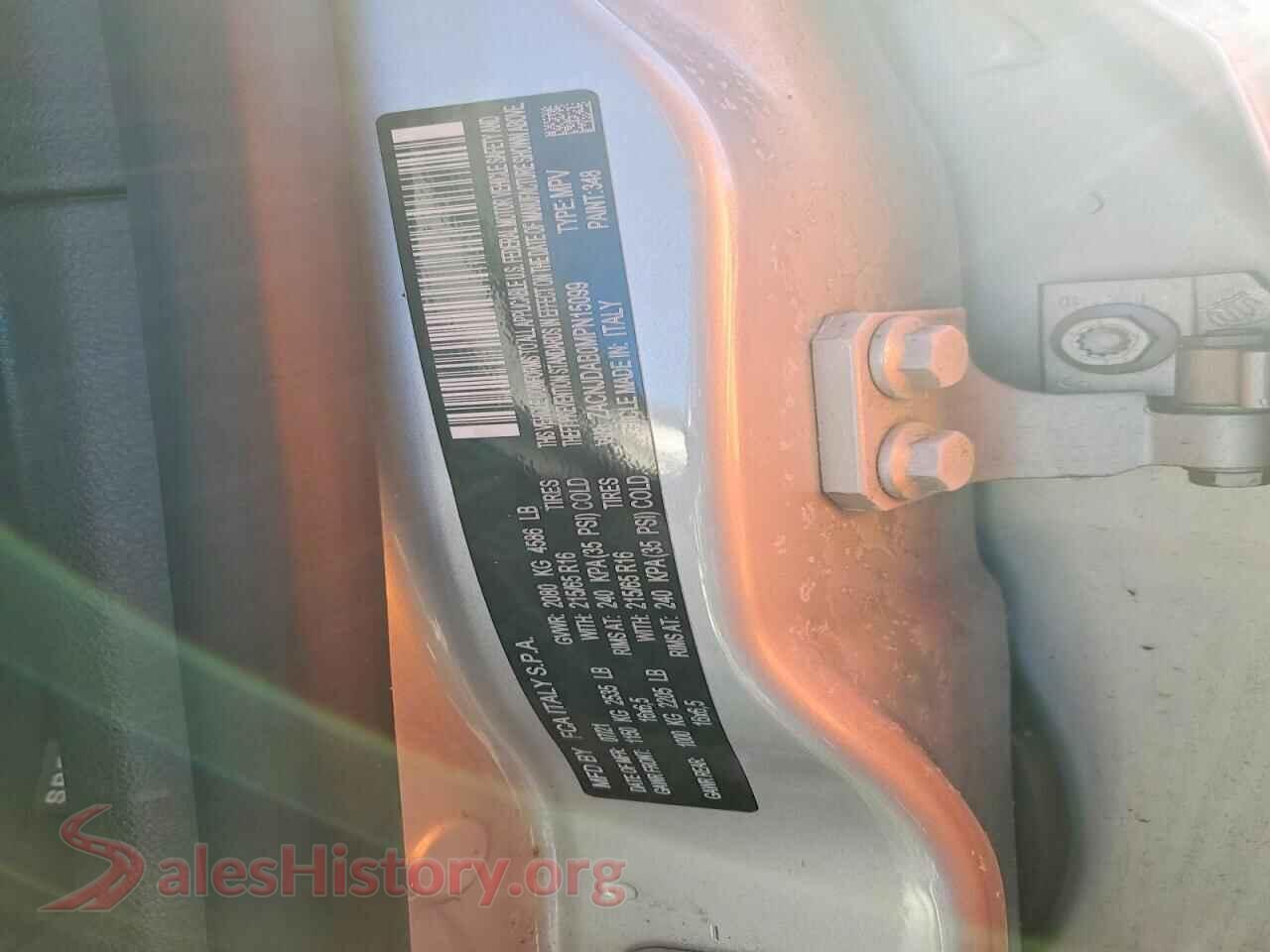 2021 JEEP RENEGADE VIN ZACNJDAB0MPN15099, trunk area