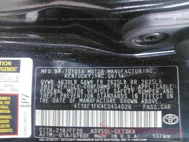 4T1BF1FK4EU454026 2014 Toyota Camry