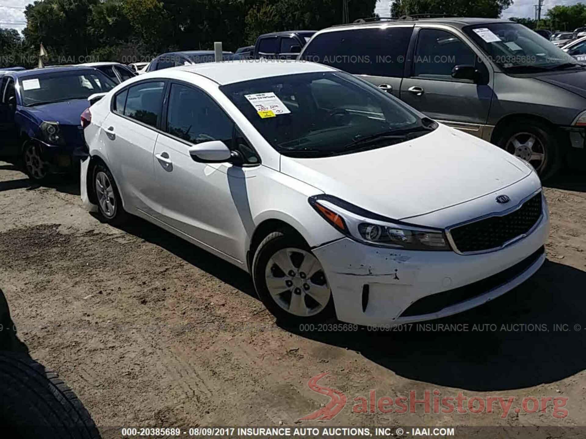 3KPFL4A70HE127192 2017 KIA FORTE