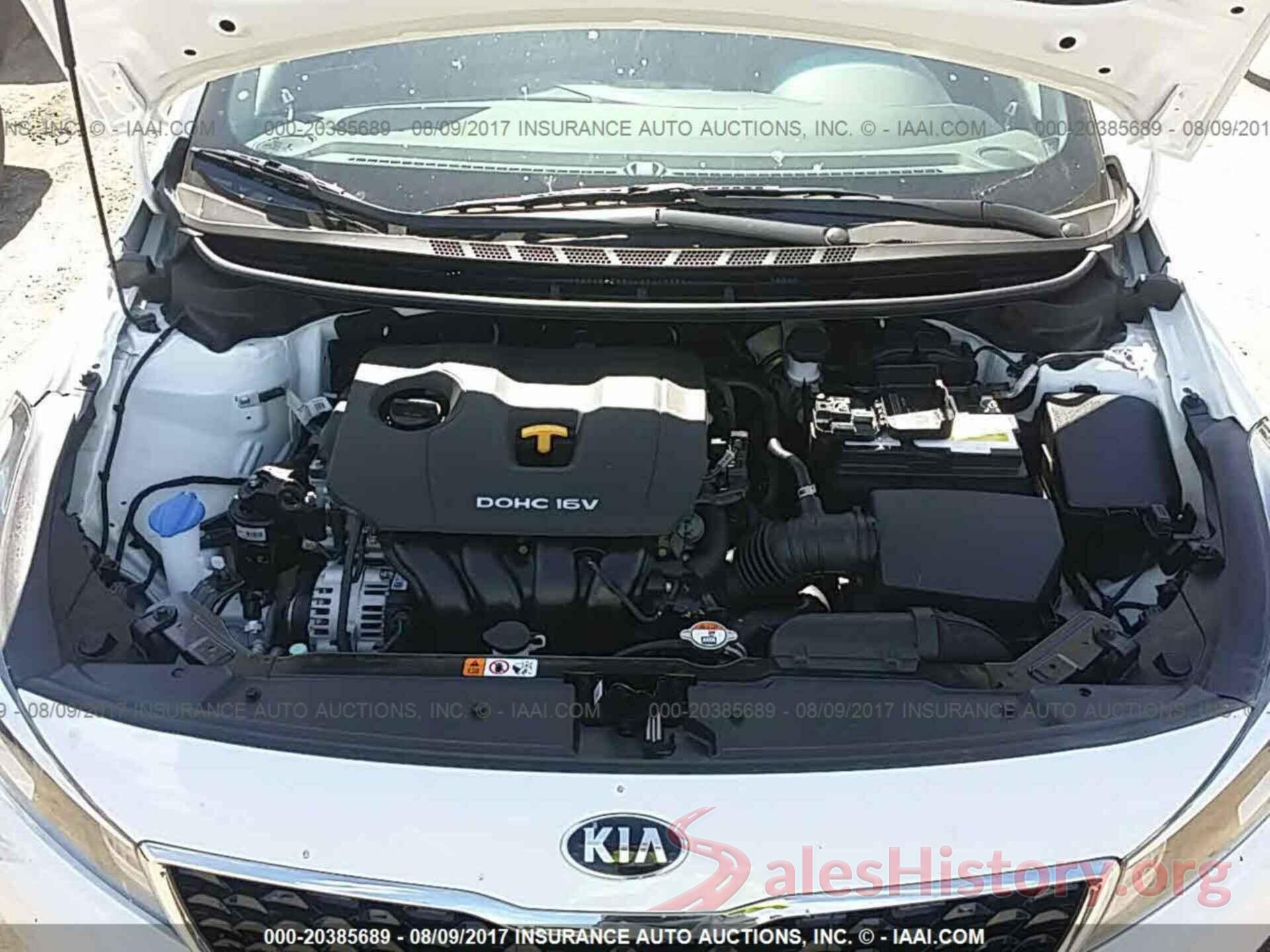 3KPFL4A70HE127192 2017 KIA FORTE