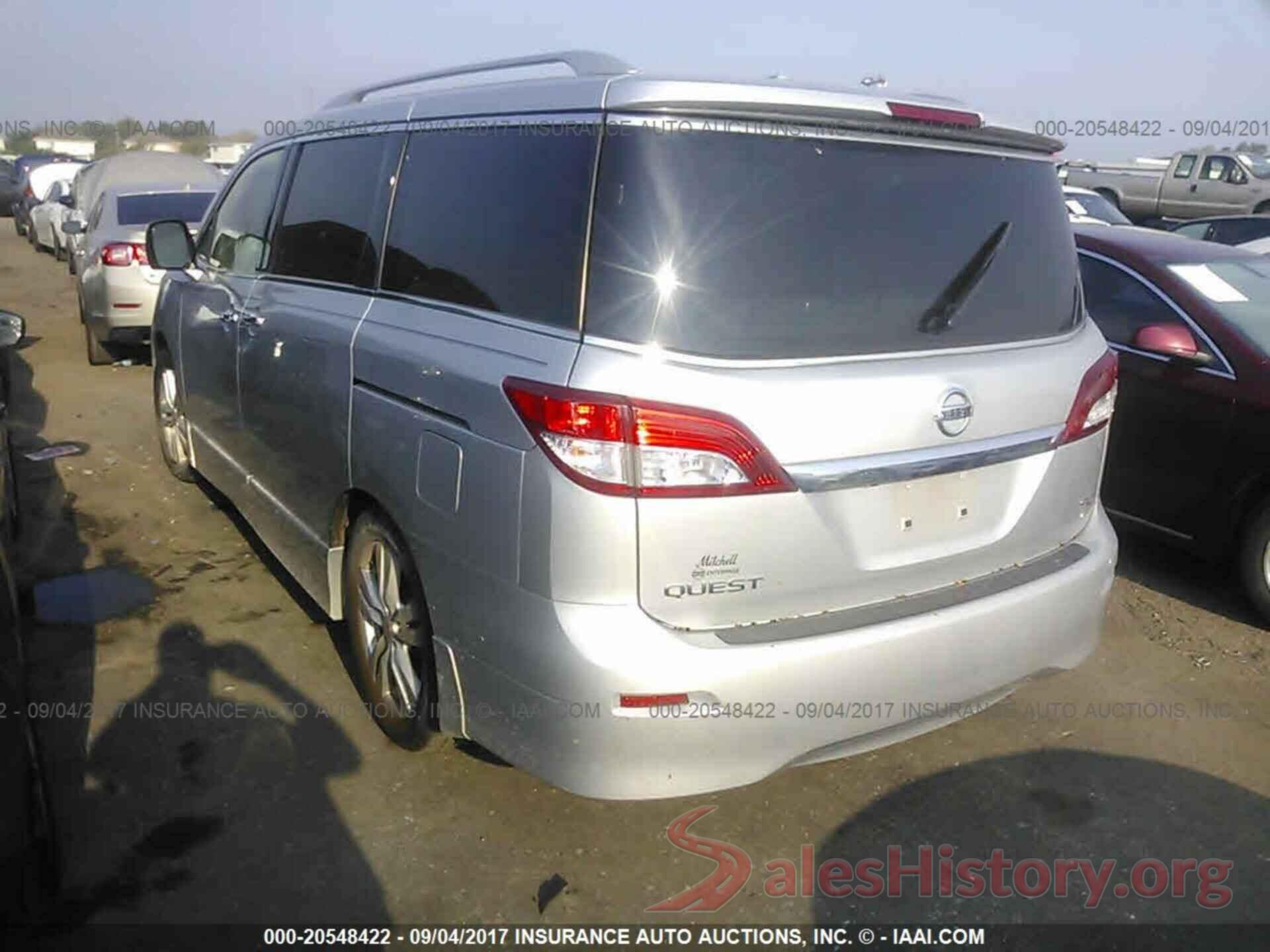 JN8AE2KP5C9044964 2012 Nissan Quest