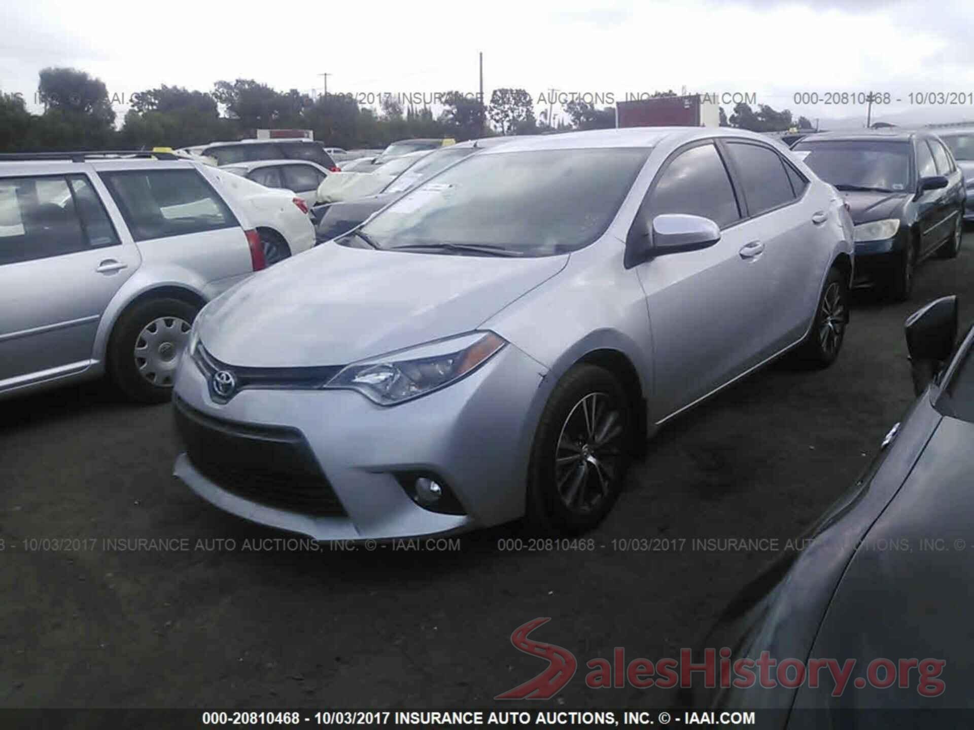 5YFBURHE8GP525406 2016 Toyota Corolla