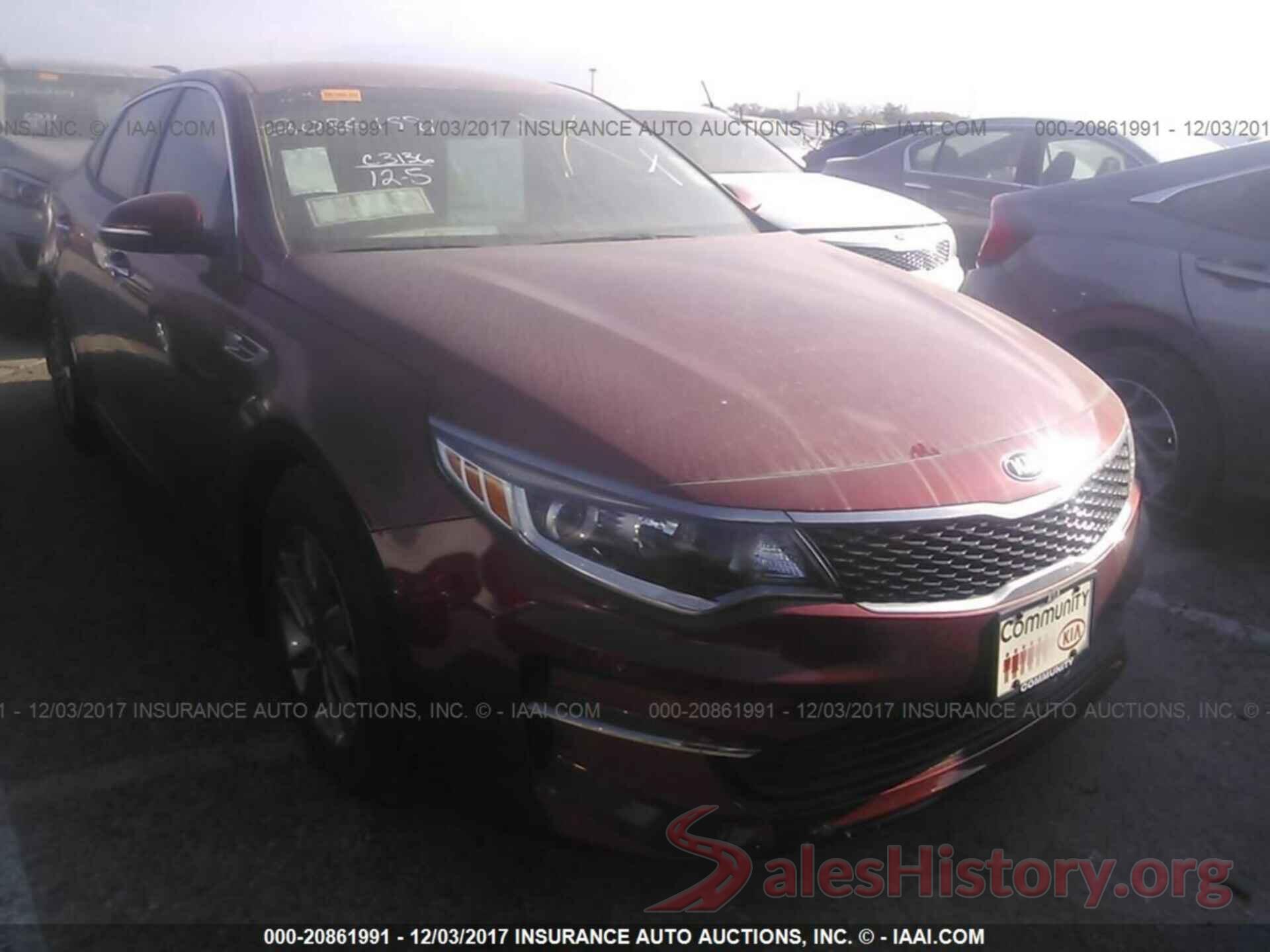 5XXGT4L18HG124562 2017 Kia Optima