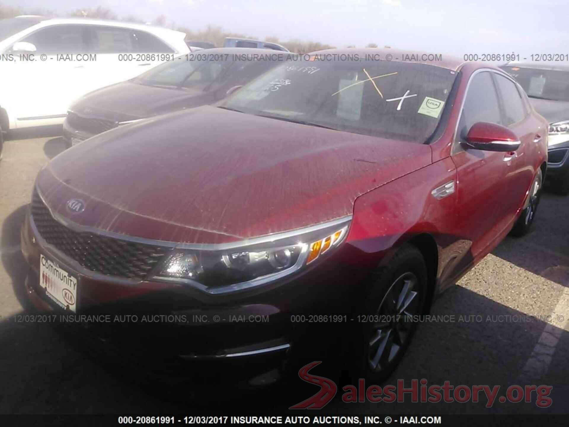 5XXGT4L18HG124562 2017 Kia Optima