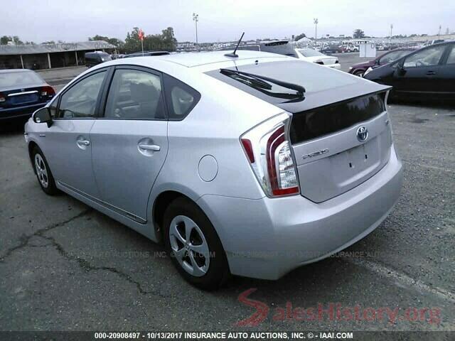 JTDKN3DU4E0365717 2014 Toyota Prius