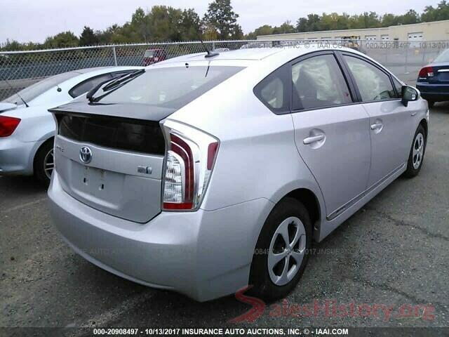 JTDKN3DU4E0365717 2014 Toyota Prius