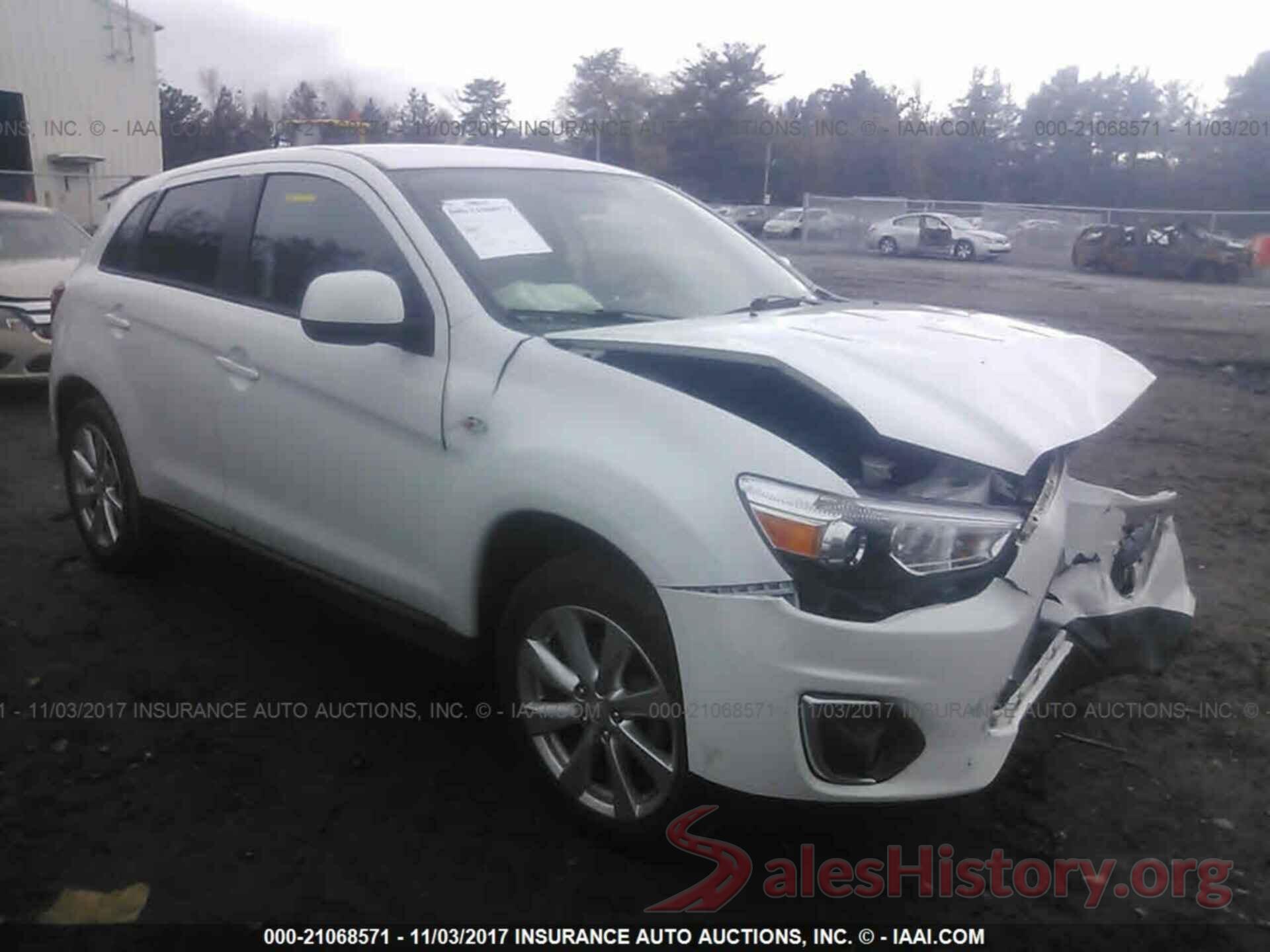 4A4AR3AU3FE007364 2015 Mitsubishi Outlander sport