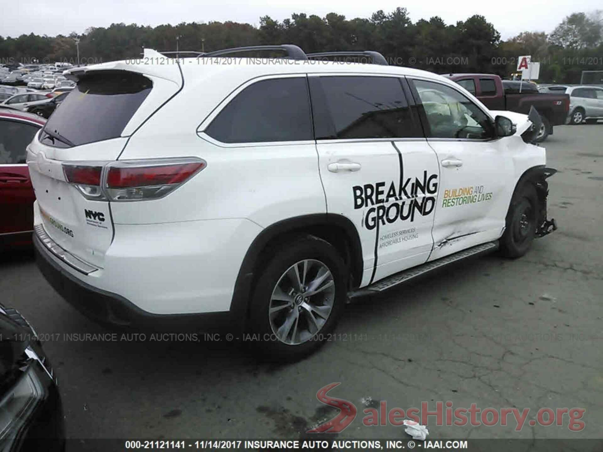 5TDBKRFH5GS281322 2016 TOYOTA HIGHLANDER