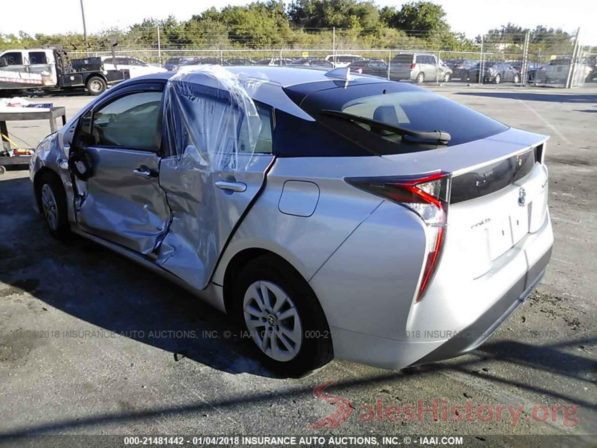 JTDKBRFU1G3000597 2016 Toyota Prius