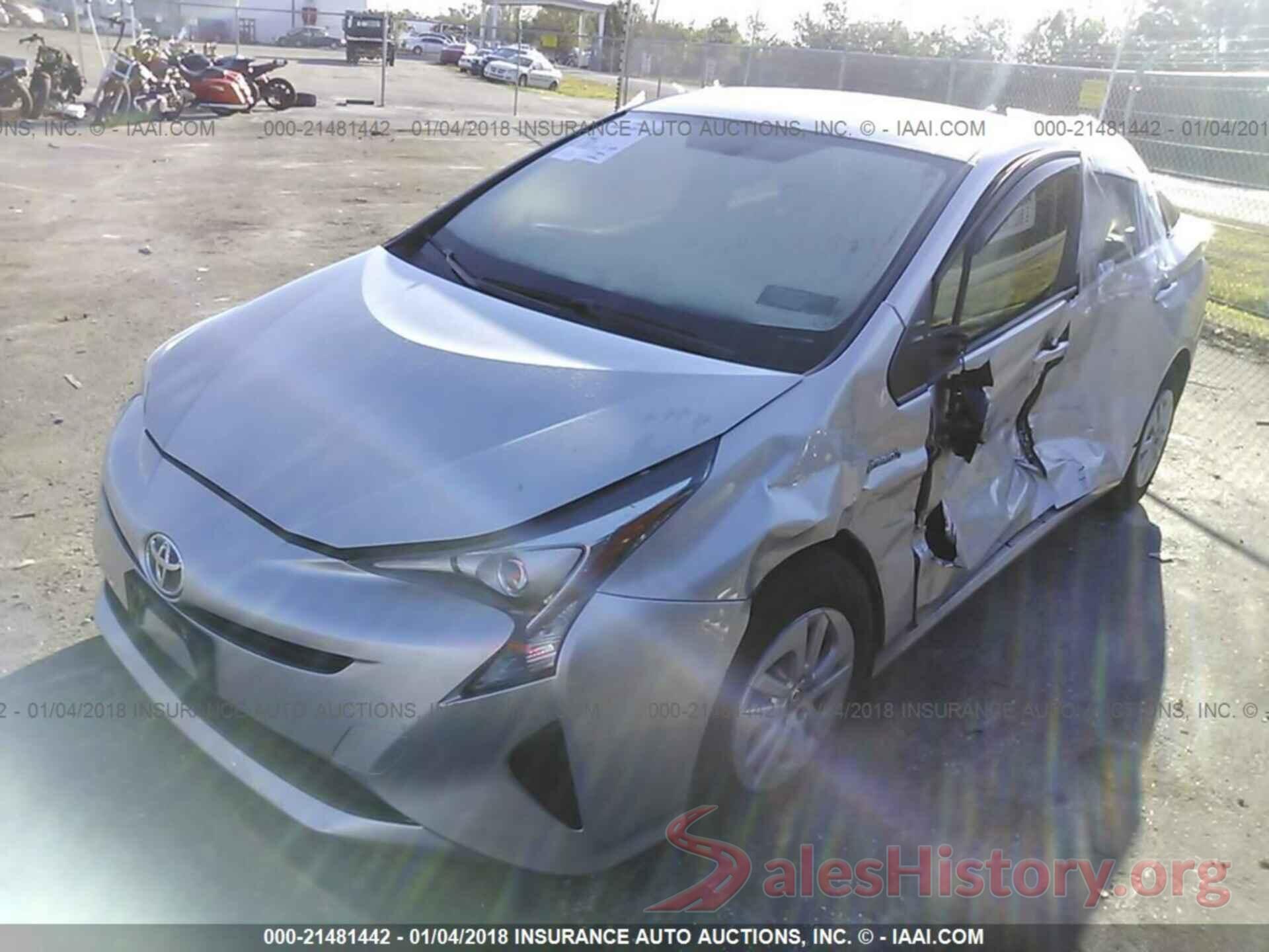 JTDKBRFU1G3000597 2016 Toyota Prius