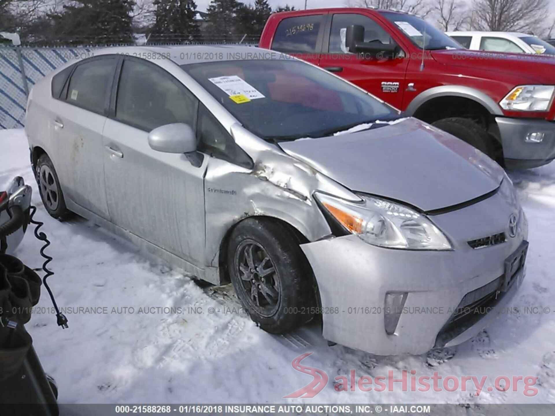 JTDKN3DU9E0378463 2014 Toyota Prius