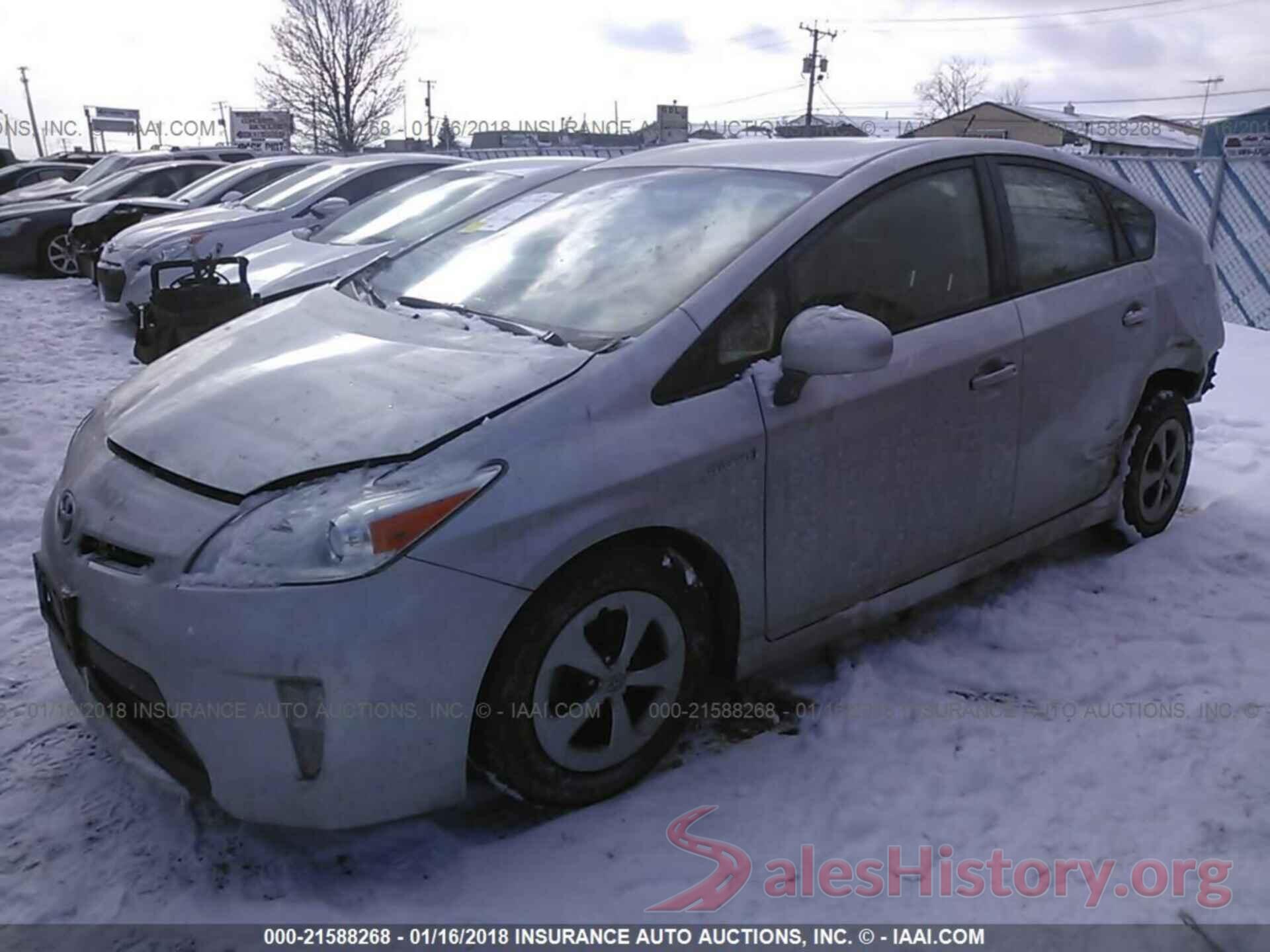 JTDKN3DU9E0378463 2014 Toyota Prius