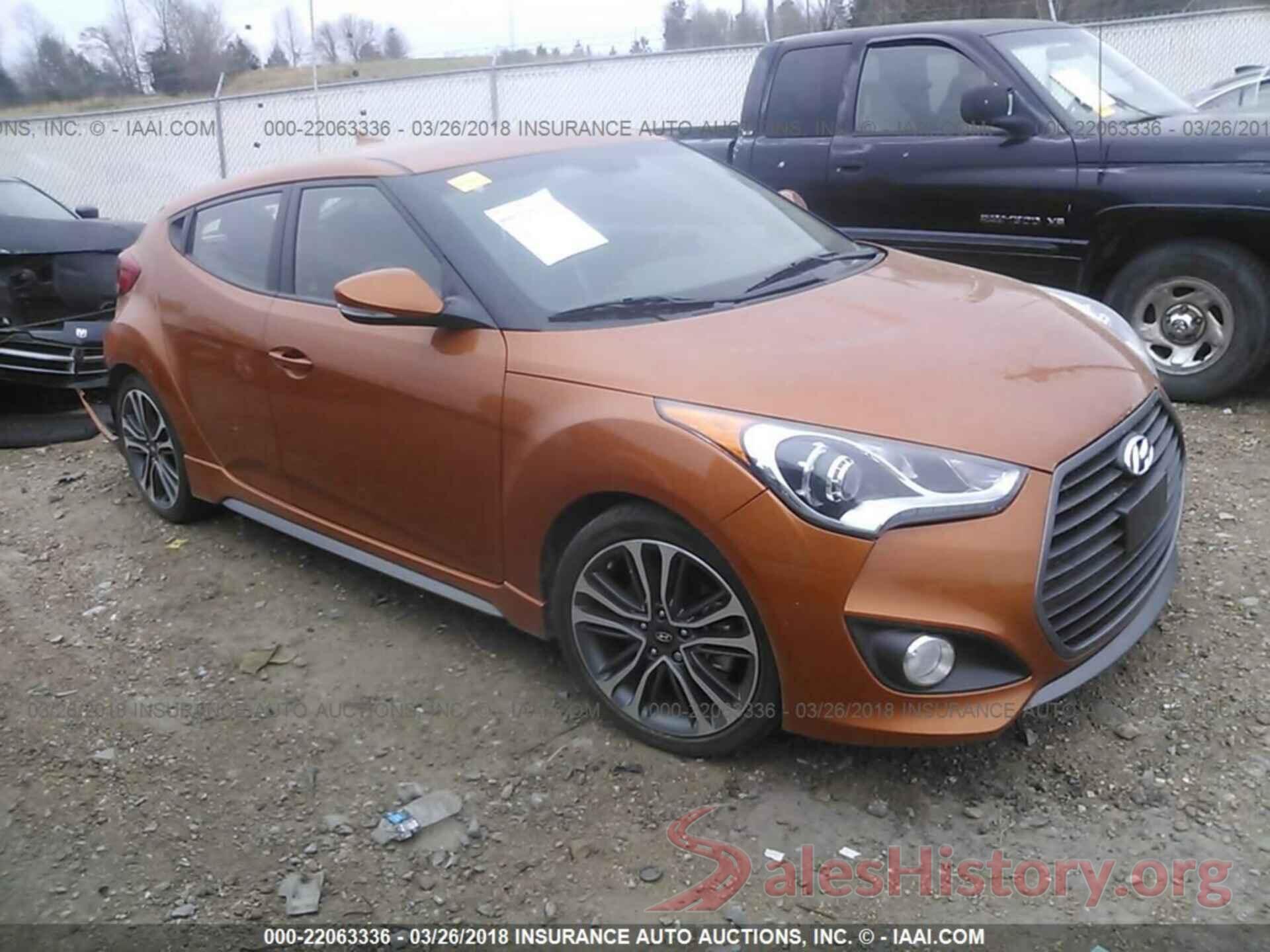 KMHTC6AE5GU302545 2016 Hyundai Veloster