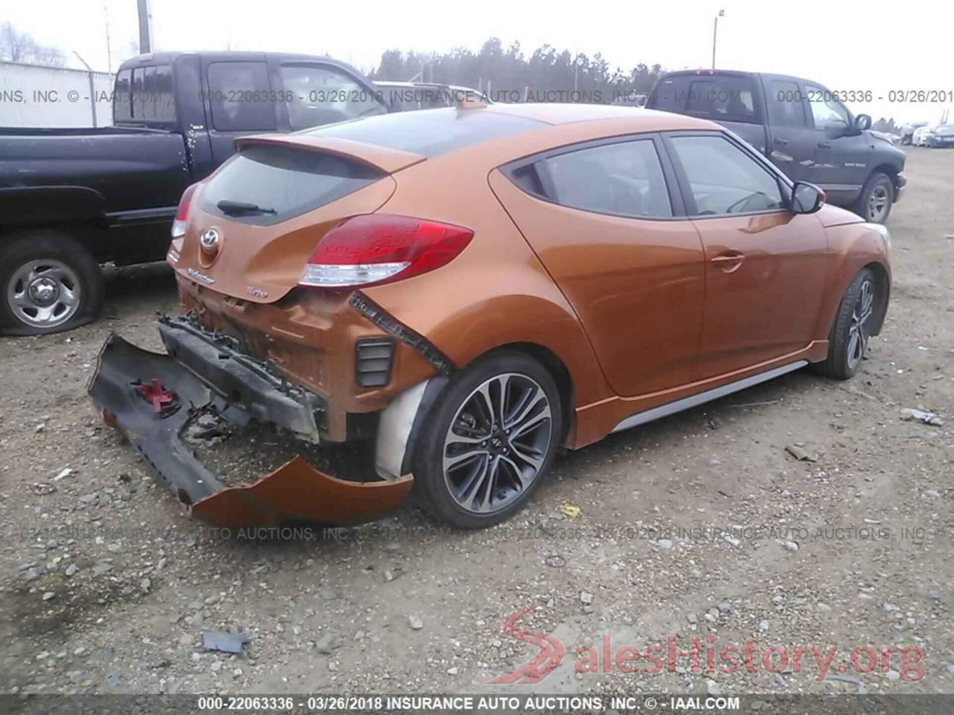 KMHTC6AE5GU302545 2016 Hyundai Veloster