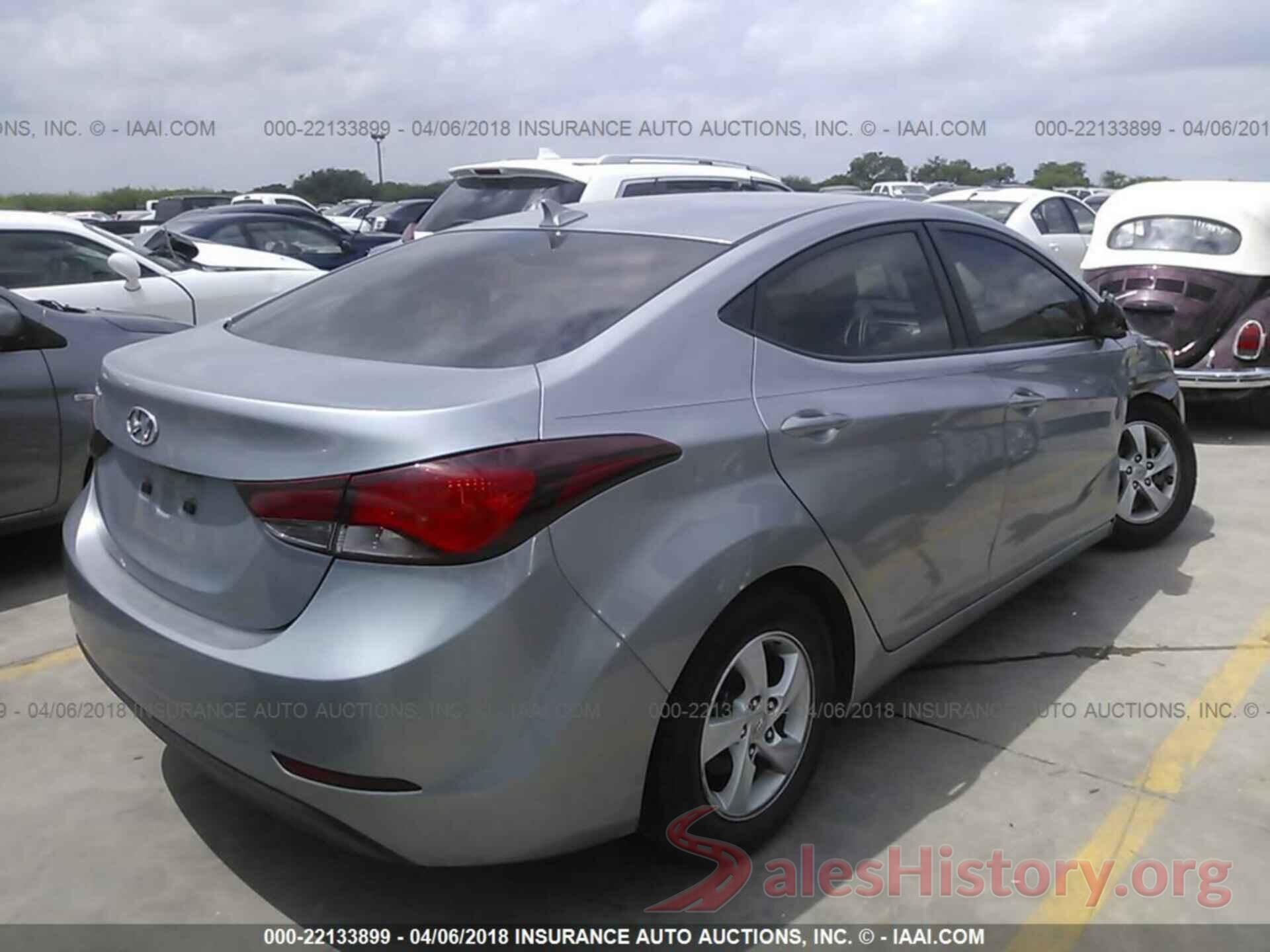 5NPDH4AE8FH580461 2015 Hyundai Elantra