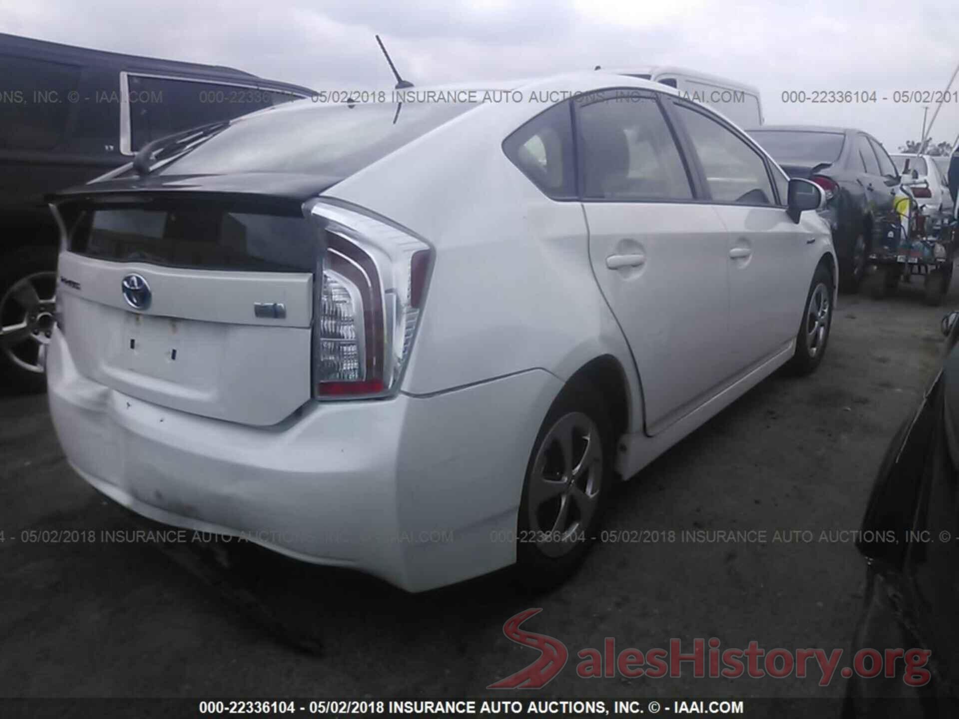 JTDKN3DU5E0383546 2014 Toyota Prius