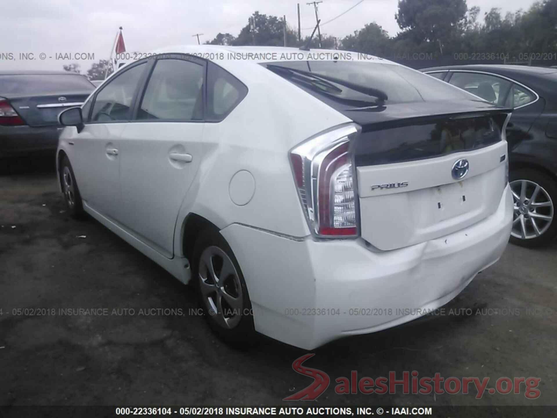 JTDKN3DU5E0383546 2014 Toyota Prius